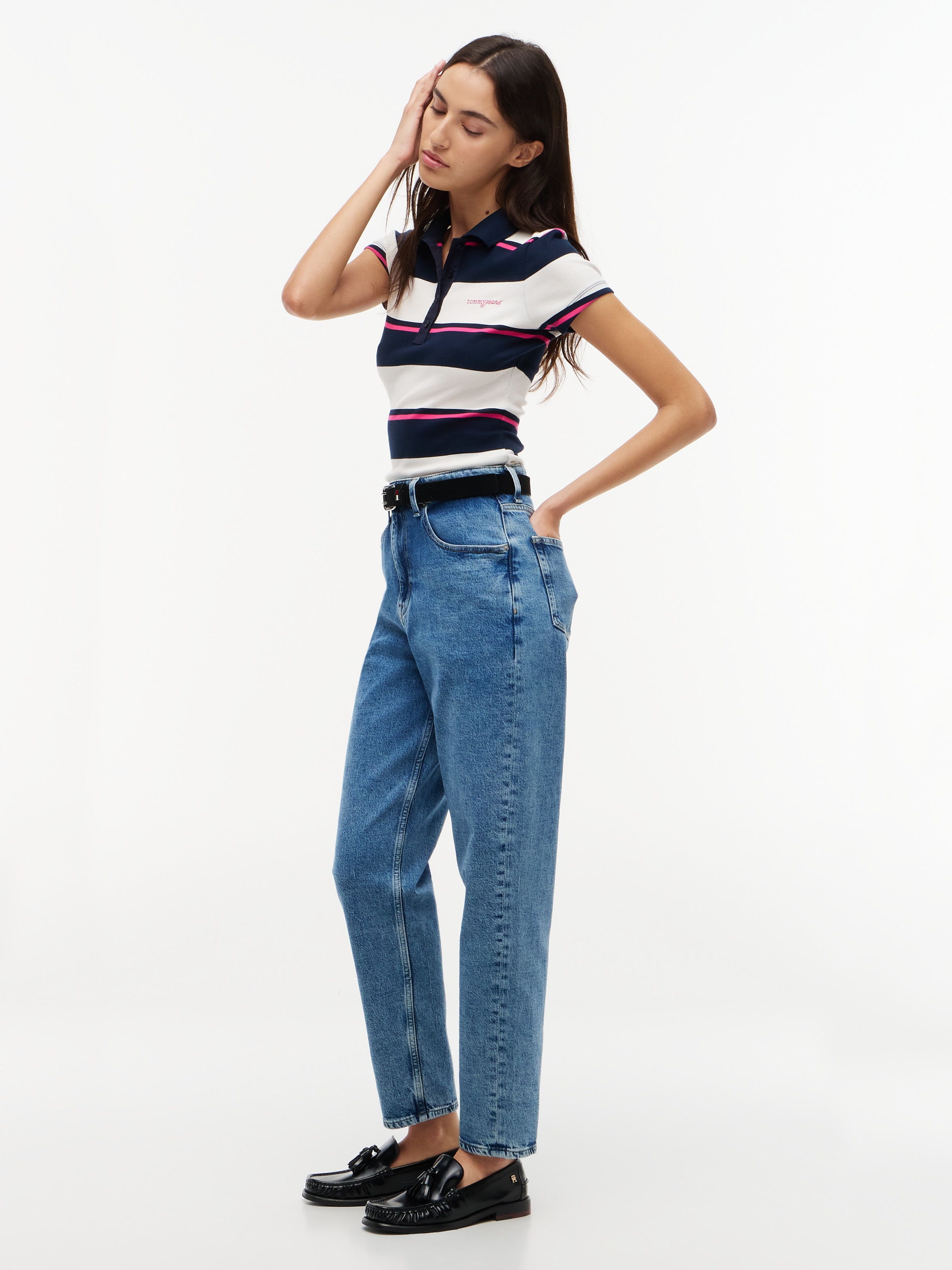 Tommy Jeans Mom-Jeans »90'S MOM HIGH TAPERED BJ4138« Baumwollmischung