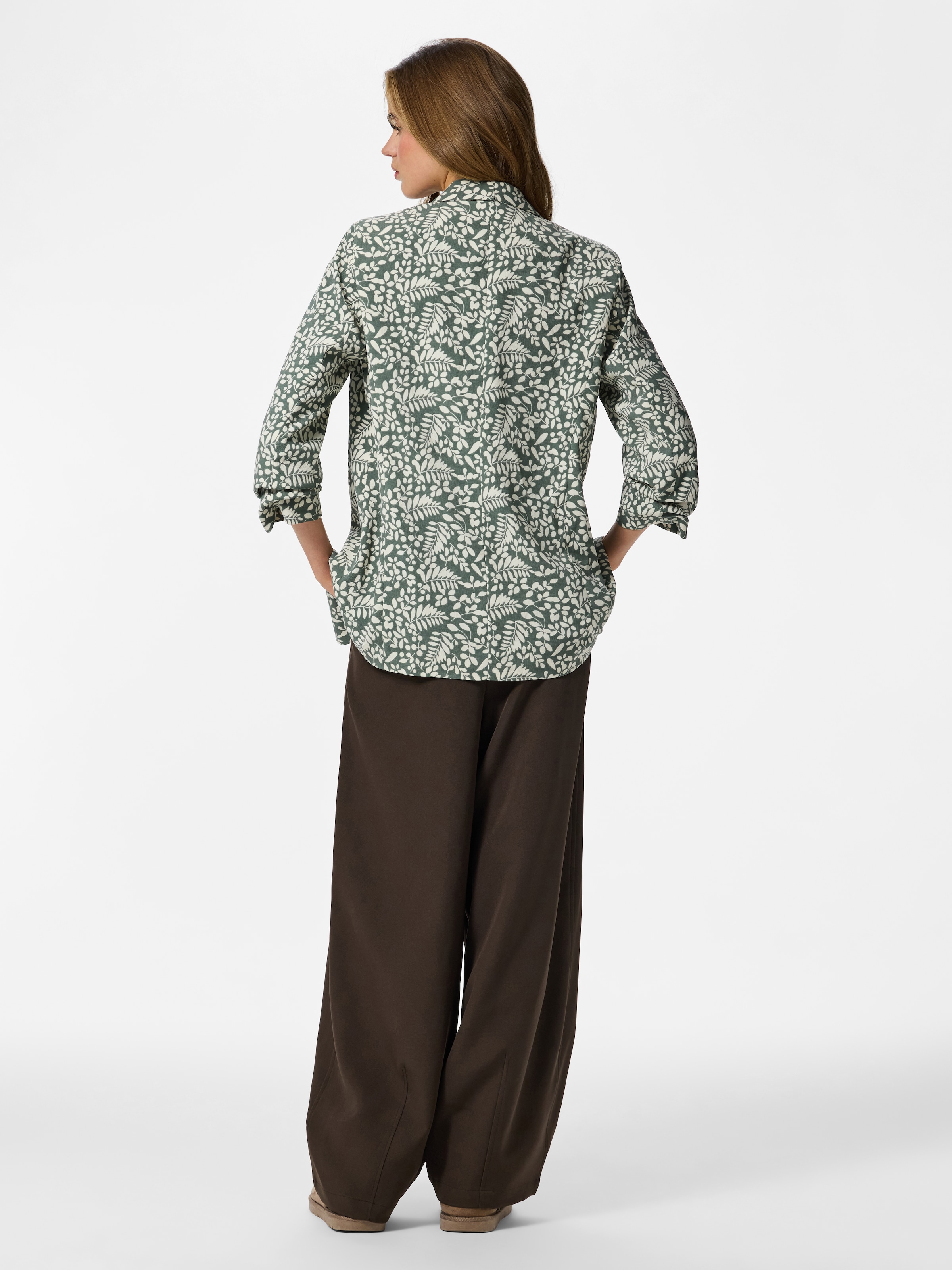 pieces Blazer chemisier »PCBOSELLA 3/4 PRINTED BLAZER NOOS« avec manches 3/4