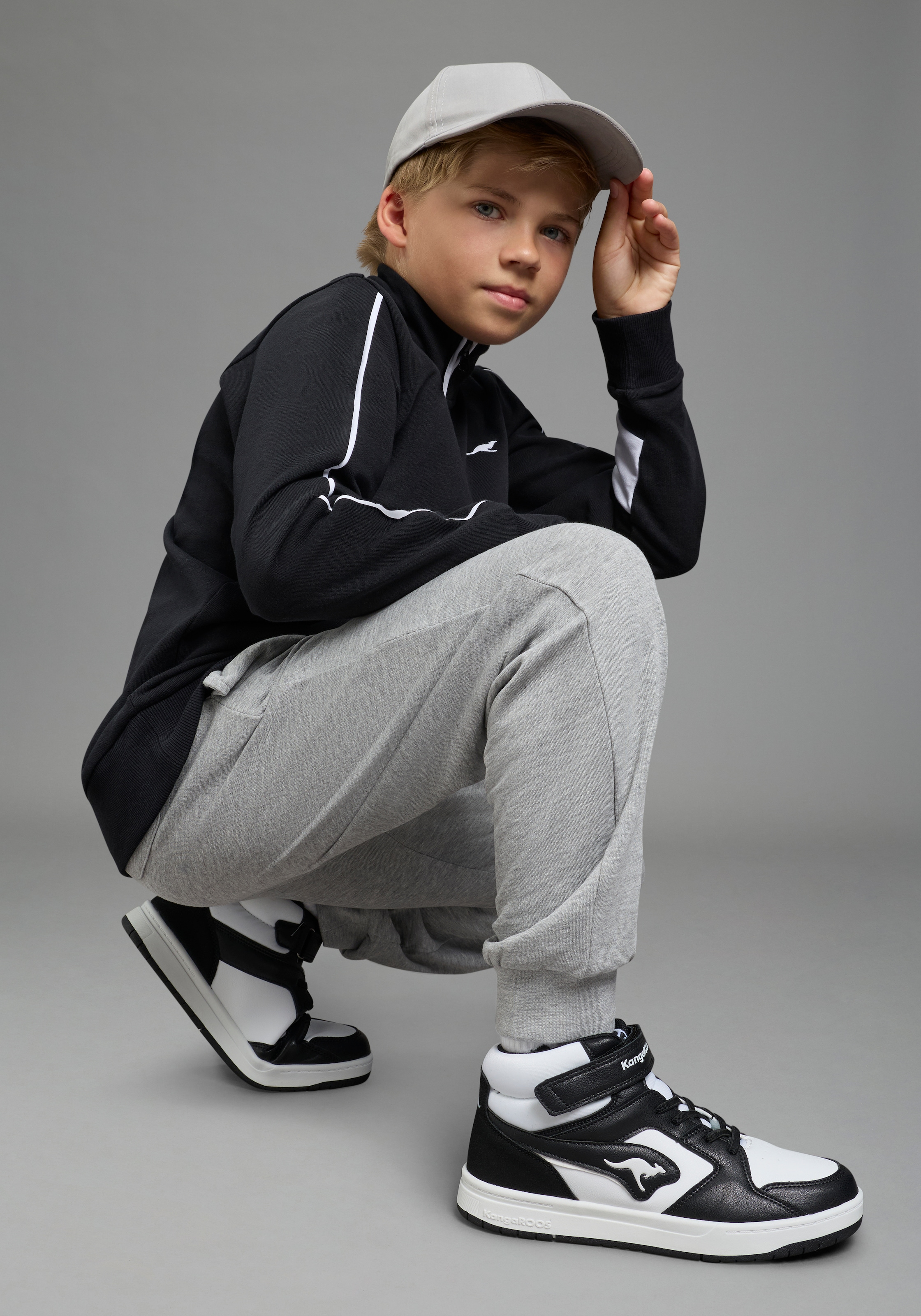 KangaROOS Pantalon sweat »Joggingshose mit Logo-Stickerei«  , pantalon de survêtement décontracté