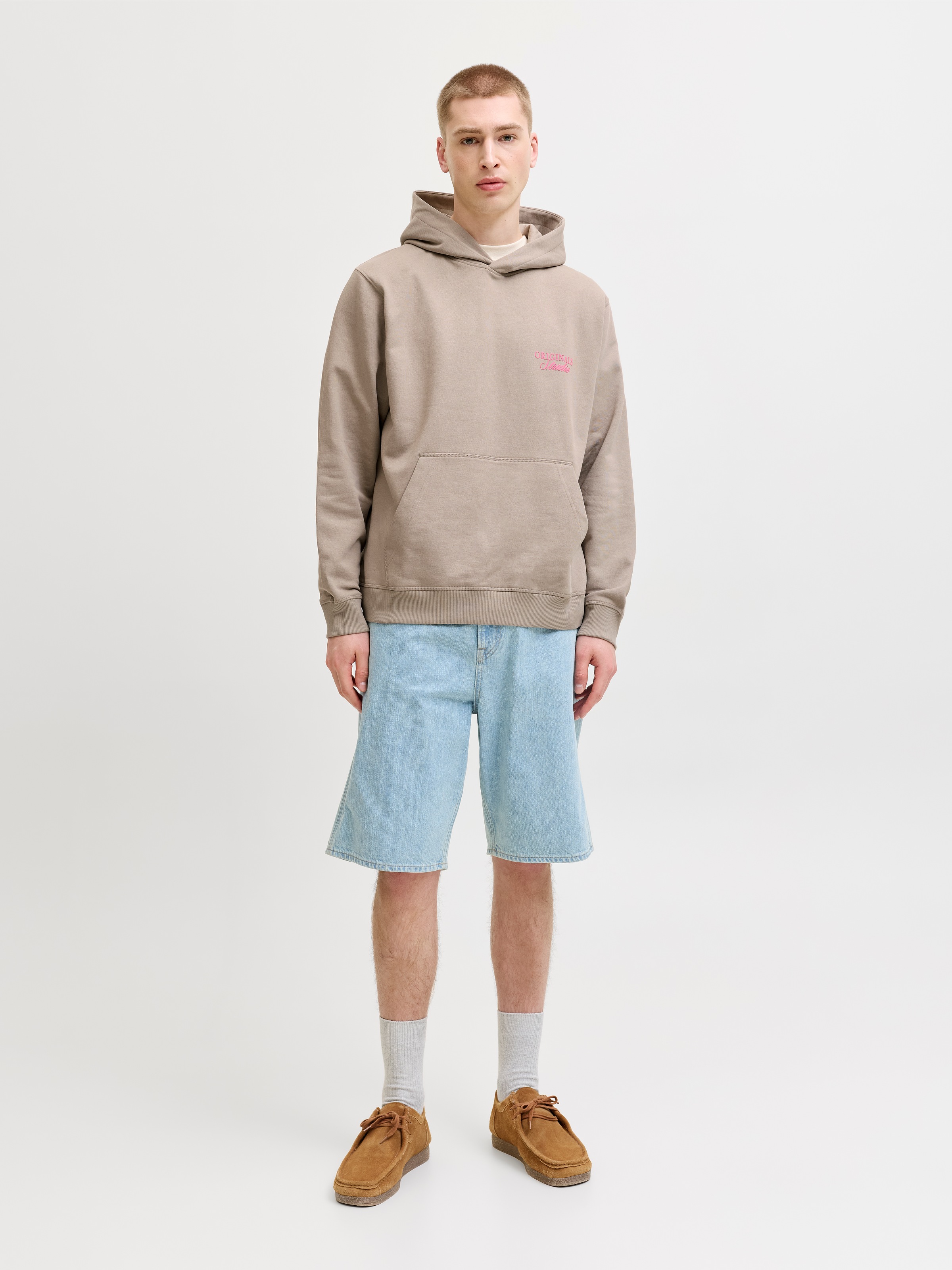 Jack & Jones Sweat à capuche »JORNORREBRO TYPO BACK SWEAT HOOD SN«, avec impression
