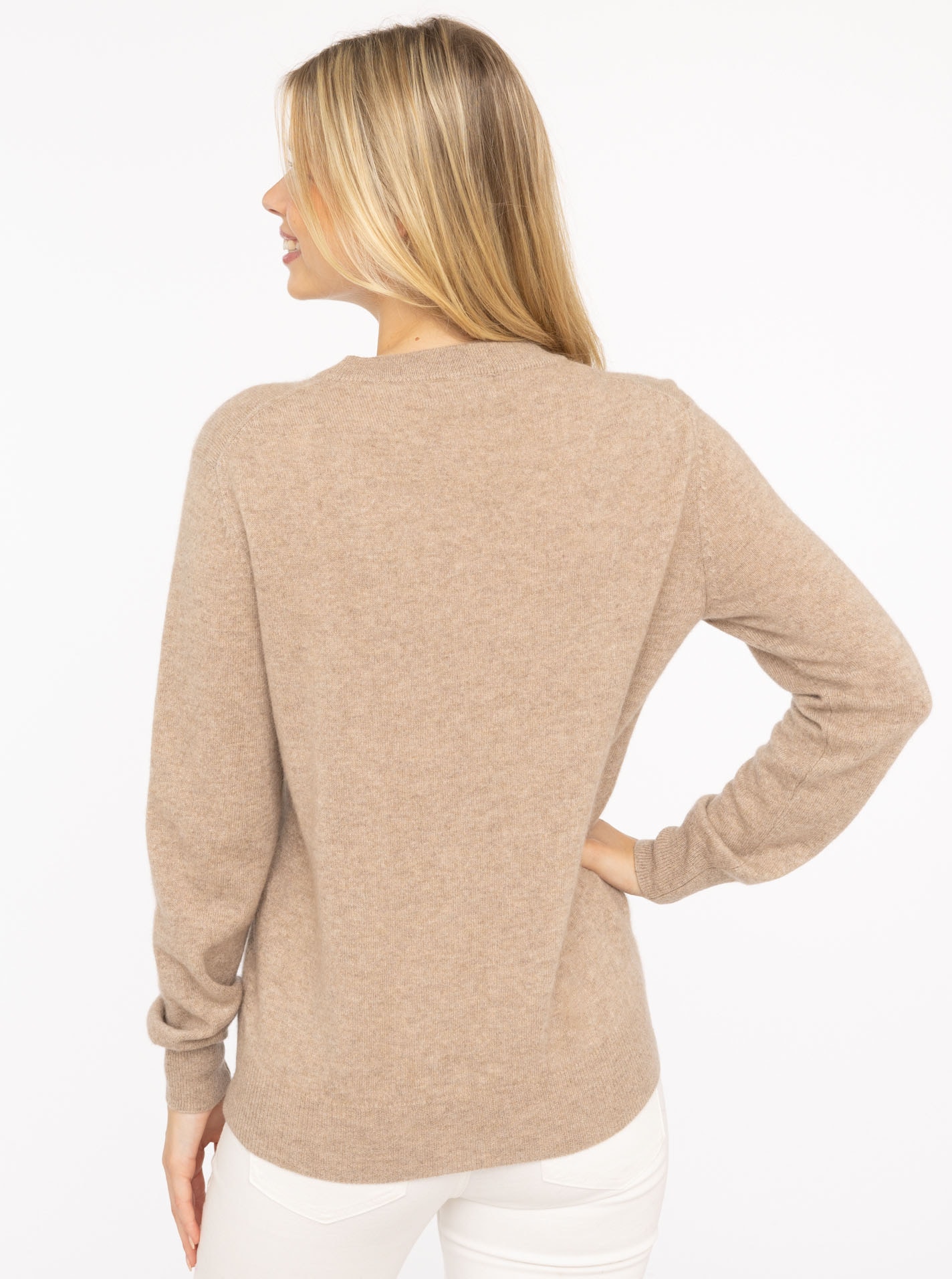 Zwillingsherz Strickpullover »Duck« Rundhals,aus reinem Kaschmir mit grosser Ente