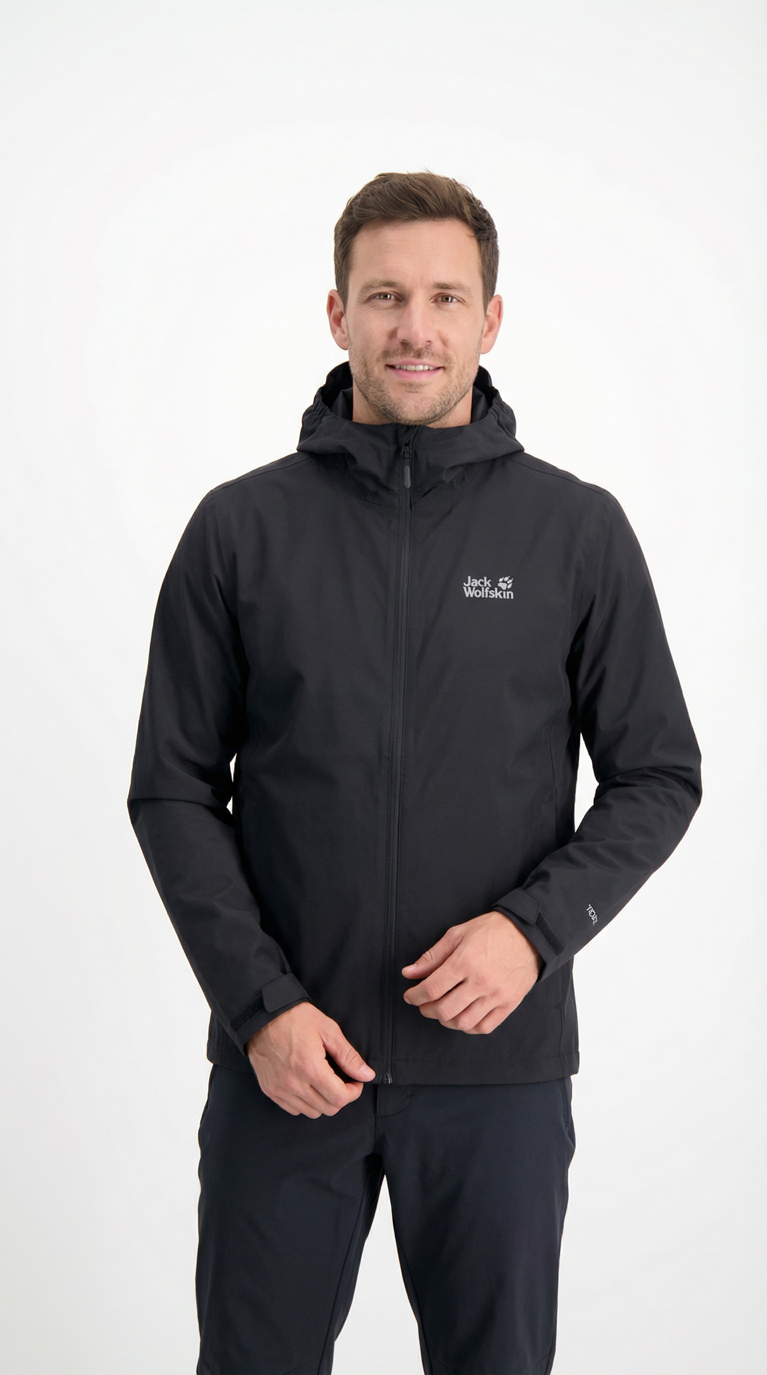 Jack Wolfskin Veste de pluie »OUTROVERT 2L JKT M« avec capuche avec capuche, respirant, imperméable