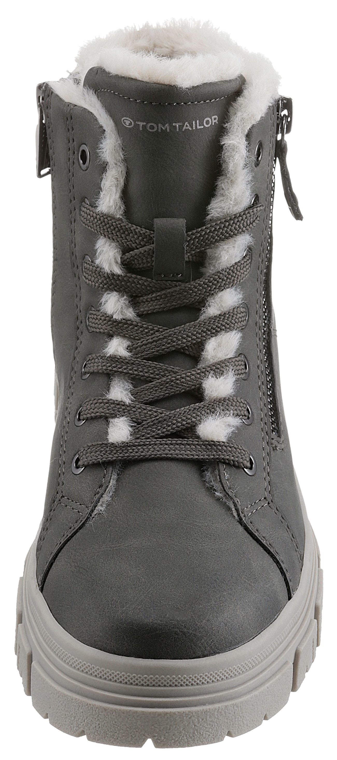 TOM TAILOR Winterboots  Plateauboots, Winterboots mit Zierreissverschluss