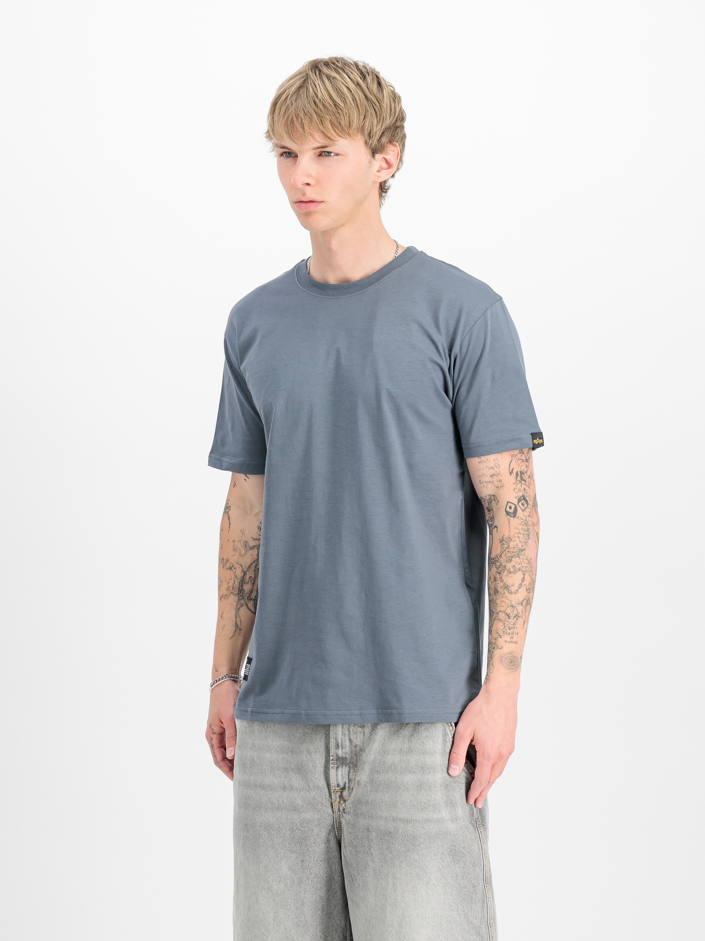 Alpha Industries Shirt à col rond »Label T BP«