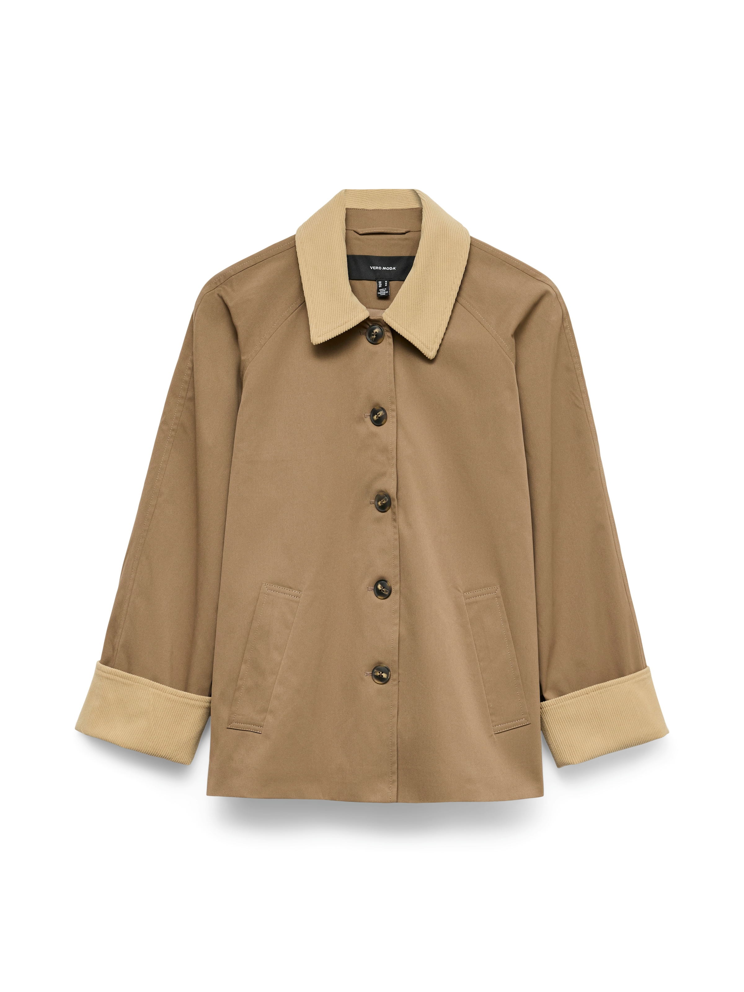 Vero Moda Veste longue »VMCHELSEAFIA SHORT JACKET BOO« mit Kontrastdetails