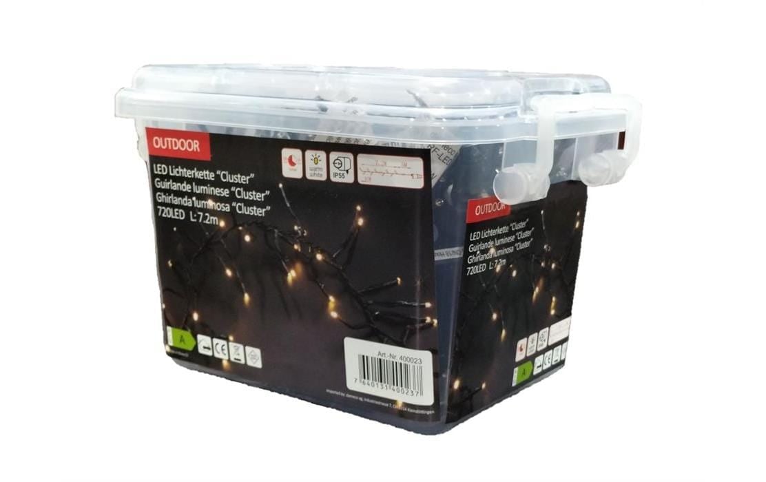   Guirlande lumineuse LED »Dameco Cluster 720 LED, 7,2 m, Outdoor« 720 cuis-flammig