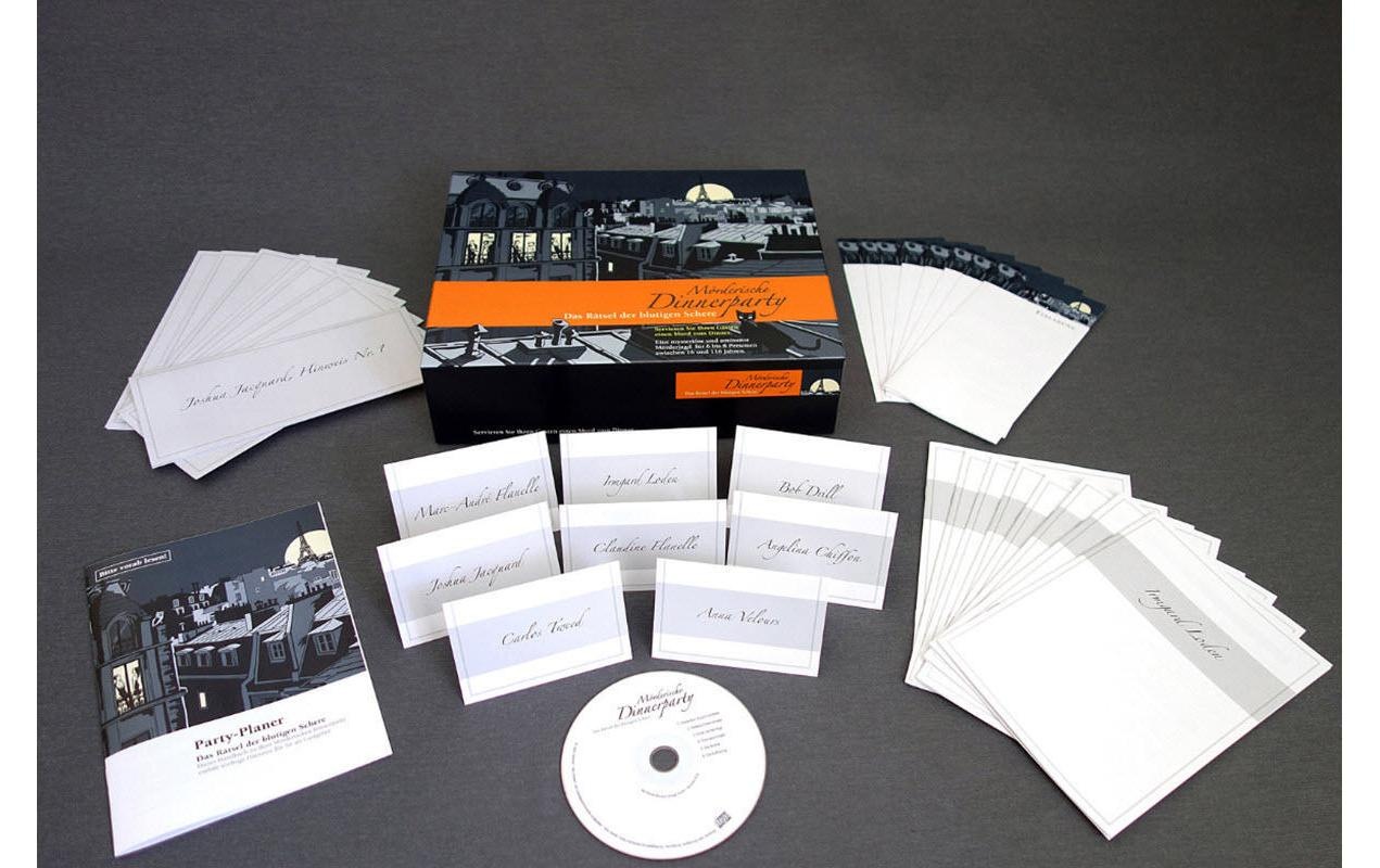   Spiel »Dinnerparty: Das Rätsel der blutigen Schere«