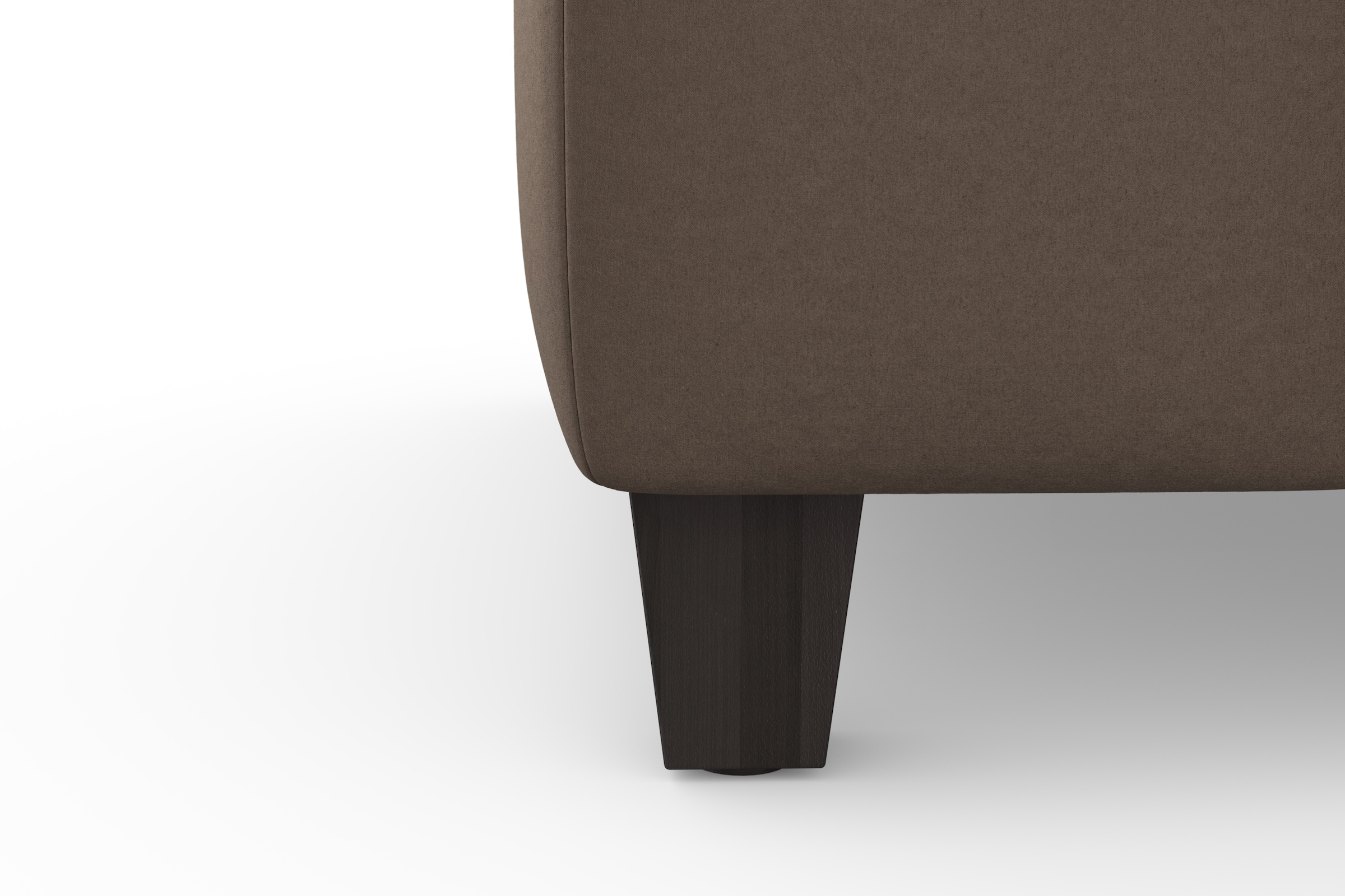 sit&more Canapé d'angle »Westham L-Form« Recamiere, mit oder ohne Bettfunktion, Bettkasten, Füsse wengefarben