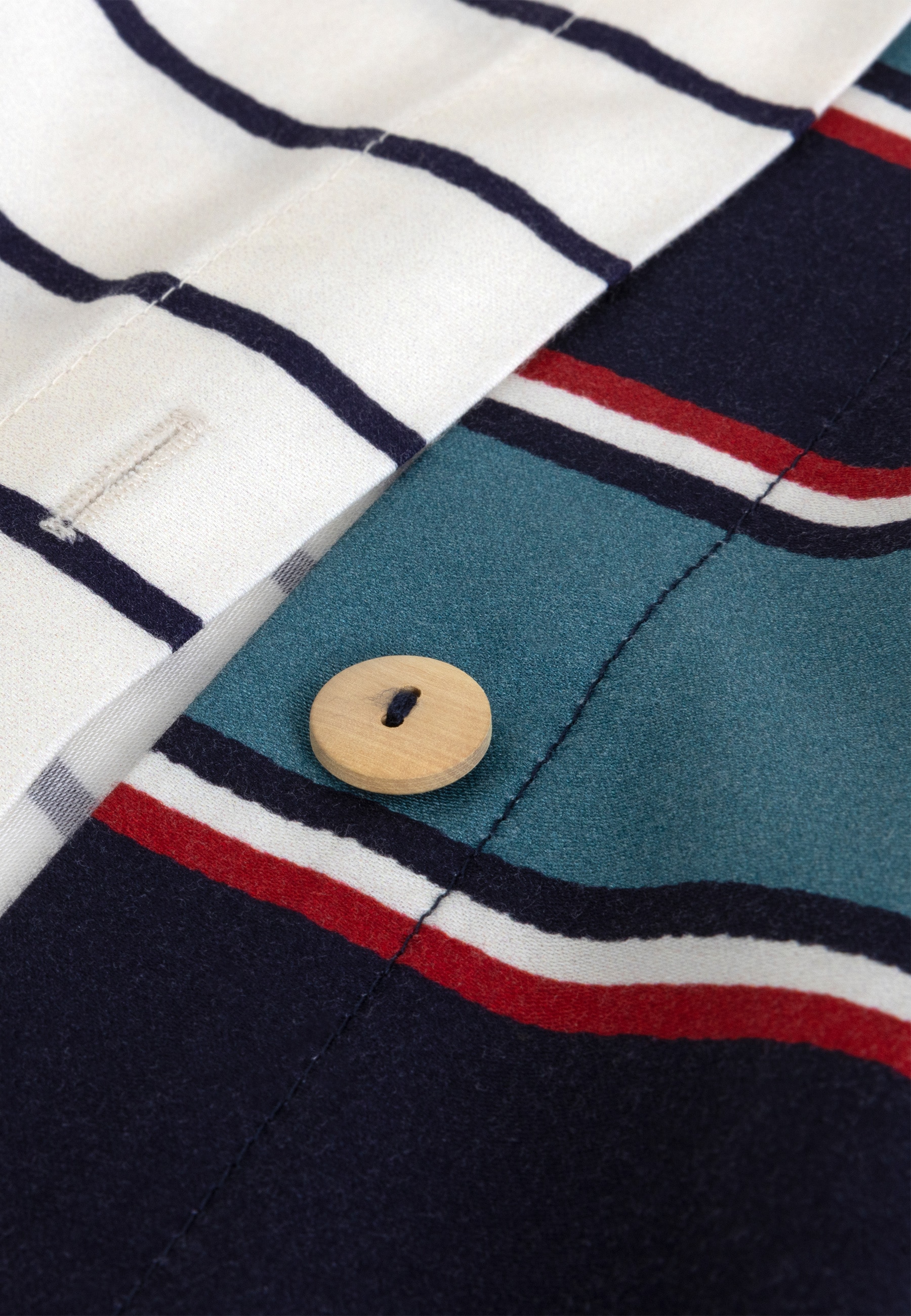 Lacoste Wendebettwäsche »LBOLD« 2 tlg. ab Grösse 135x200 cm, PREMIUM Satin, Streifen Design, 100% Baumwolle