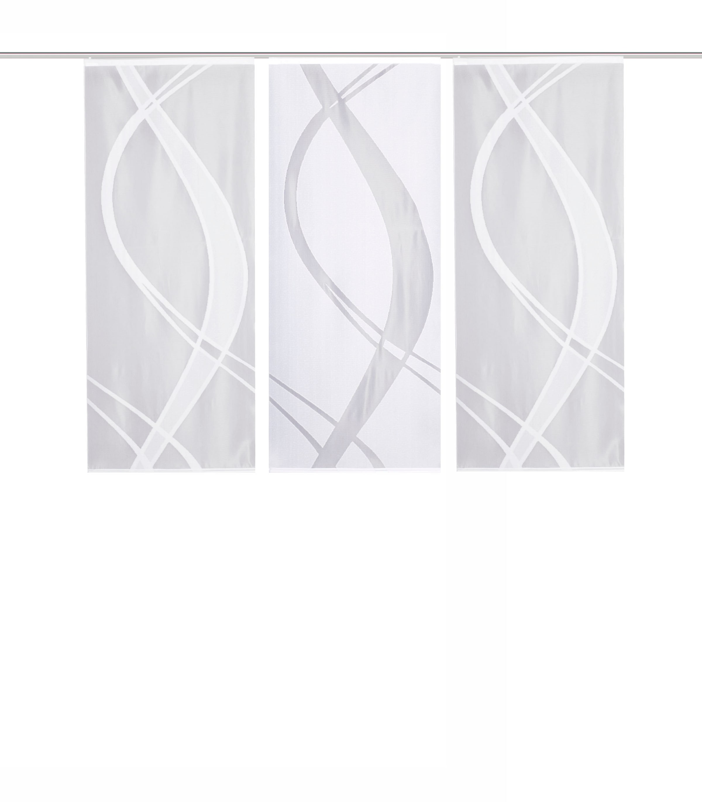 HOME WOHNIDEEN Schiebegardine »TIBASO« Paneelwagen 3 Stk. tlg. halbtransparent