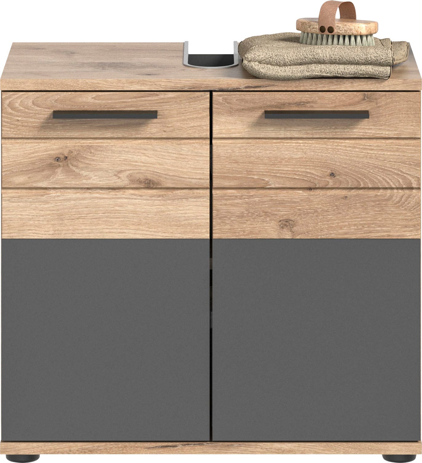 welltime Badmöbel-Set »Riga, 5 teilig, bestehend aus:« Set, 5 Stk. tlg.