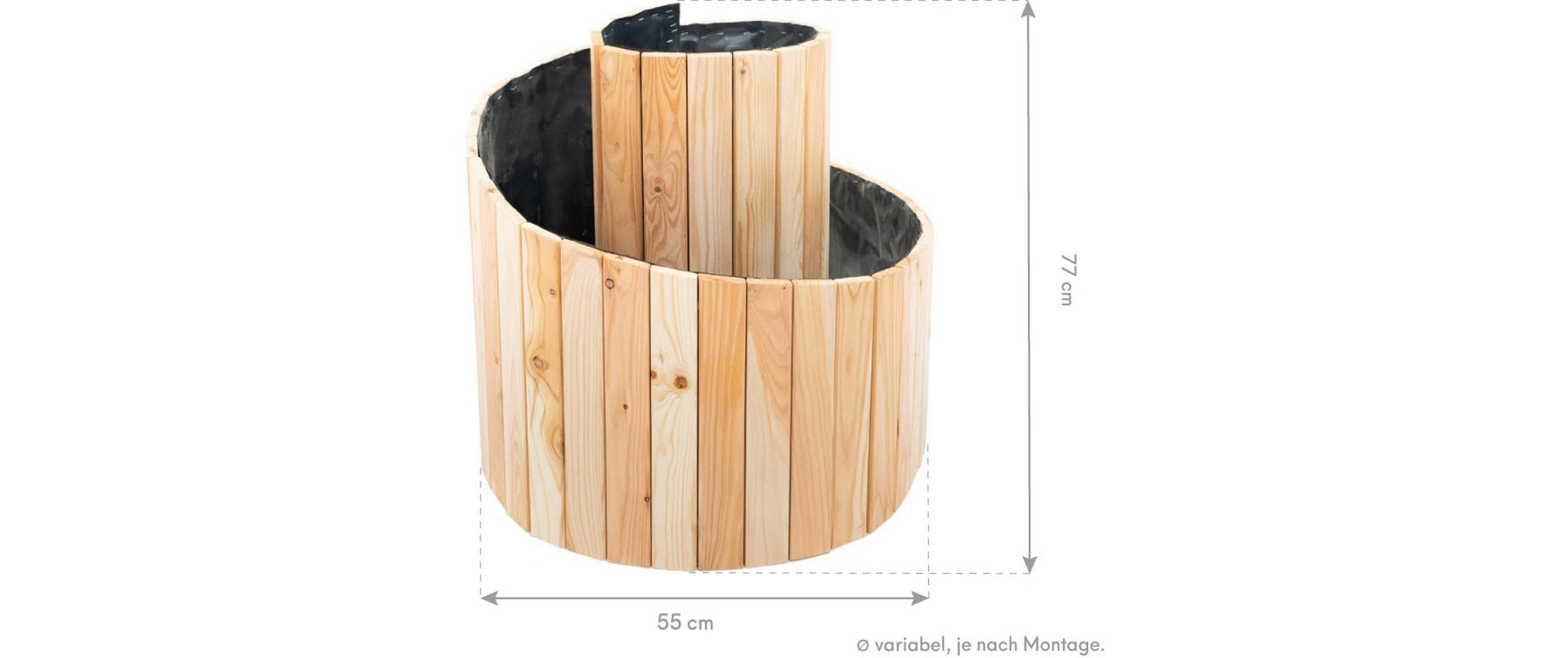 WESTMANN Lit surélevé »Luise« Bois de mélèze 100 % certifié FSC®