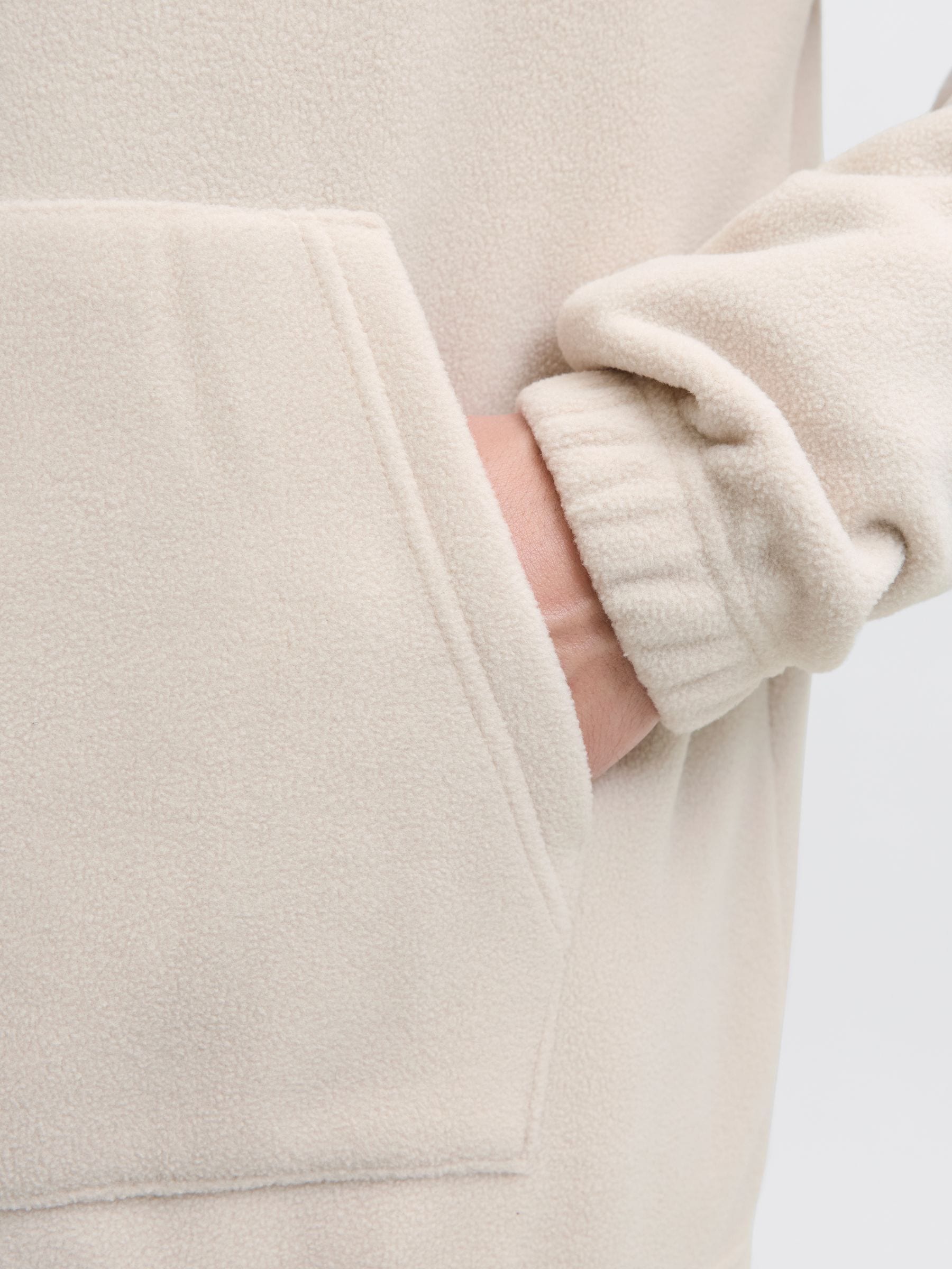 Jack & Jones Fleecepullover »JJSOHO HALFZIP FLEECE«, Kunstfaser, relaxed fit
