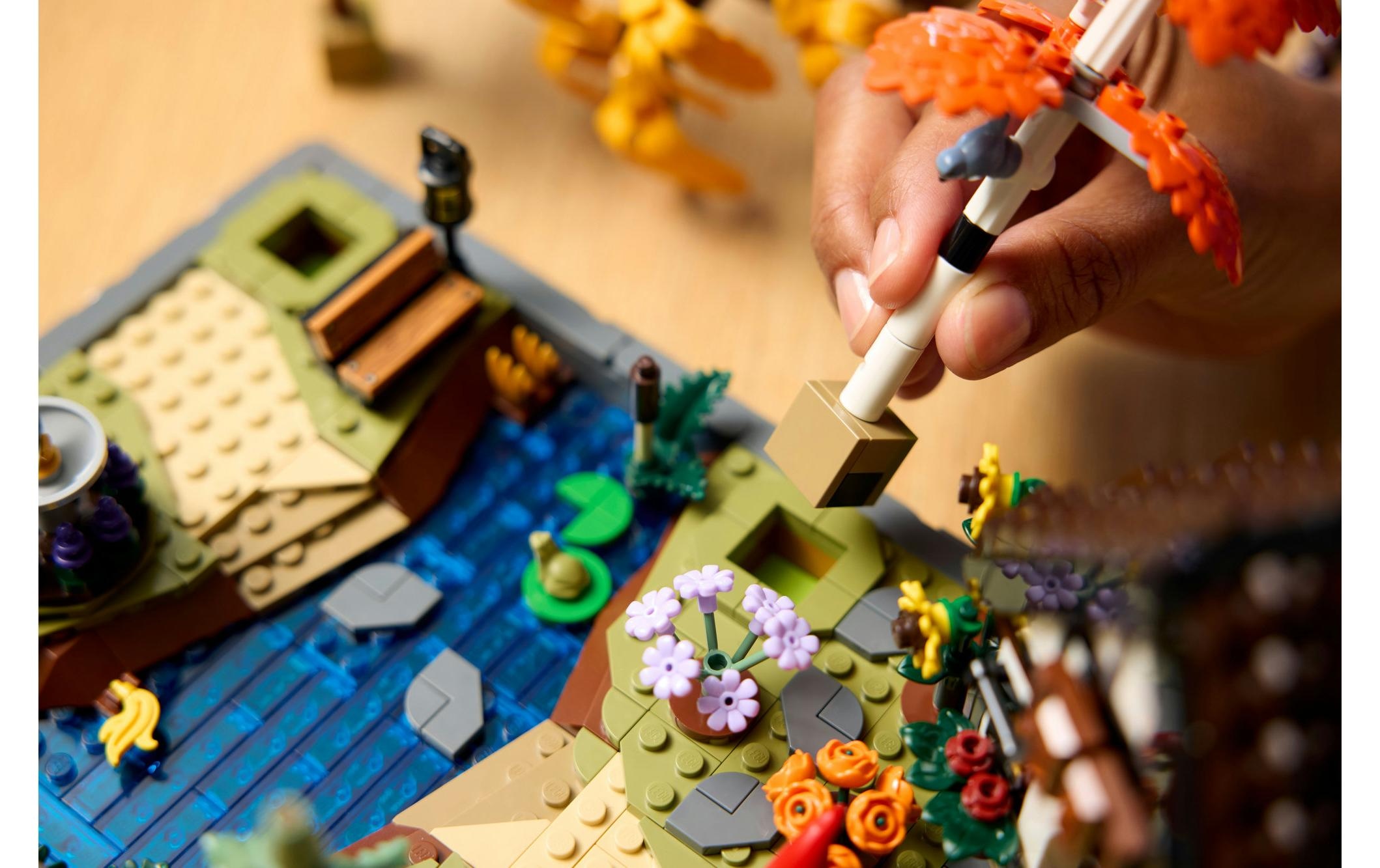 LEGO® Konstruktionsspielsteine »Icons Herbstlicher Landhausgarten 11372«