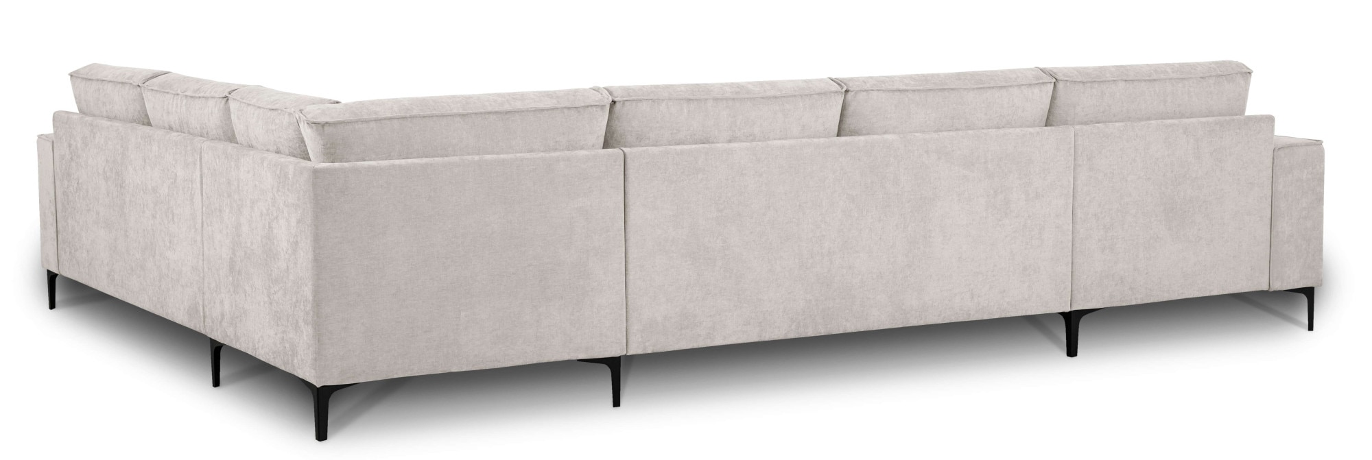 GOODproduct Paysage de salon »OLAND U-Form, XXL, B: 342 cm, Skandi-Design« Skandi-Design in Struktur, Flachgewebe, Luxus-Microfaser, Boucle
