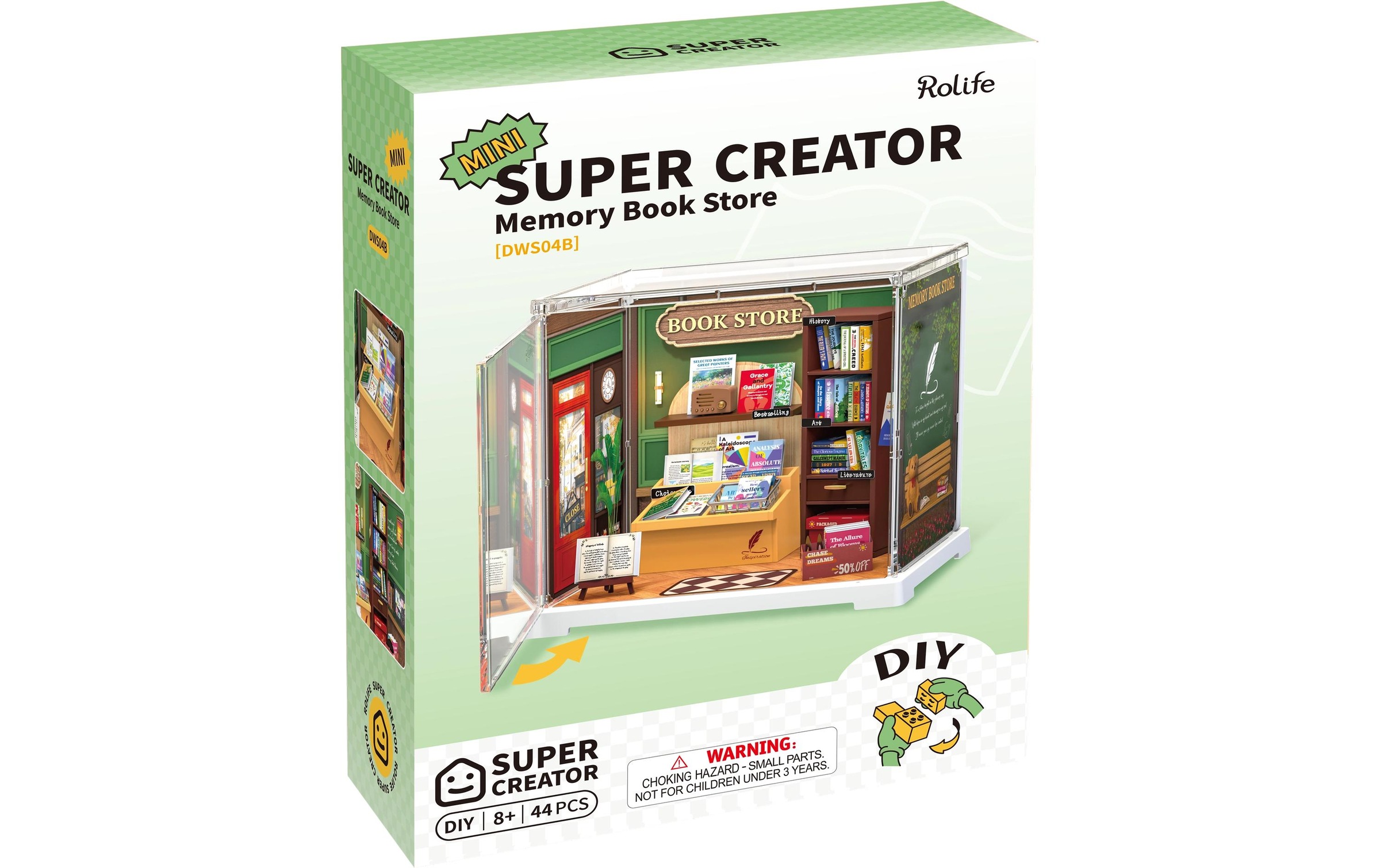   Modellbausatz »RoboTime Memory Book Store«