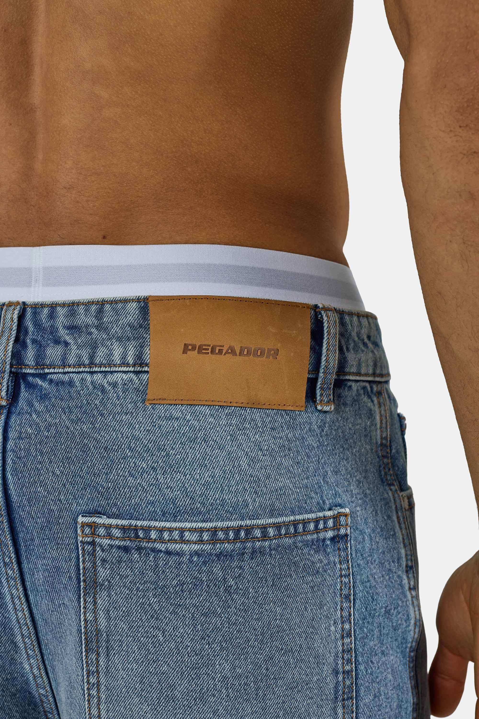PEGADOR Short en jean »Kolar Jorts« coton, coupe régulière