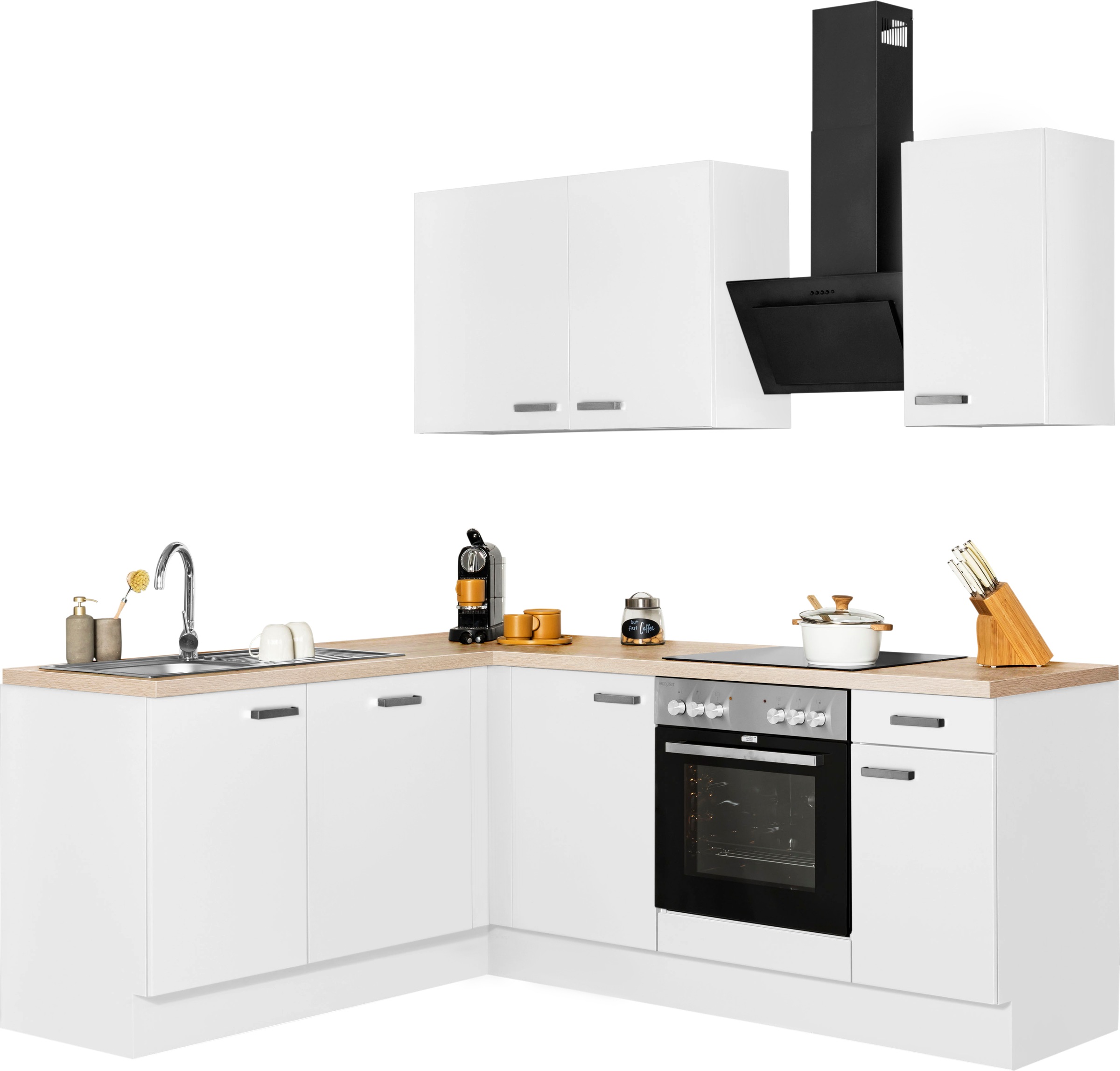 OPTIFIT Cuisine d'angle »Parma« ohne E-Geräte, Stellbreite 215x175 cm