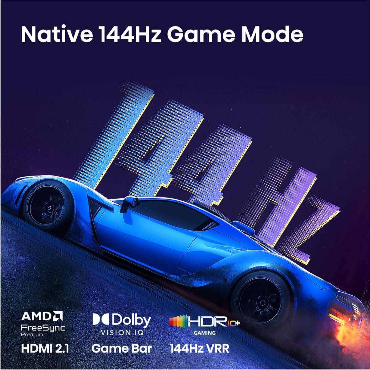 Hisense QLED-Fernseher »43E7S PRO« 108 cm/43 ″ Smart-TV