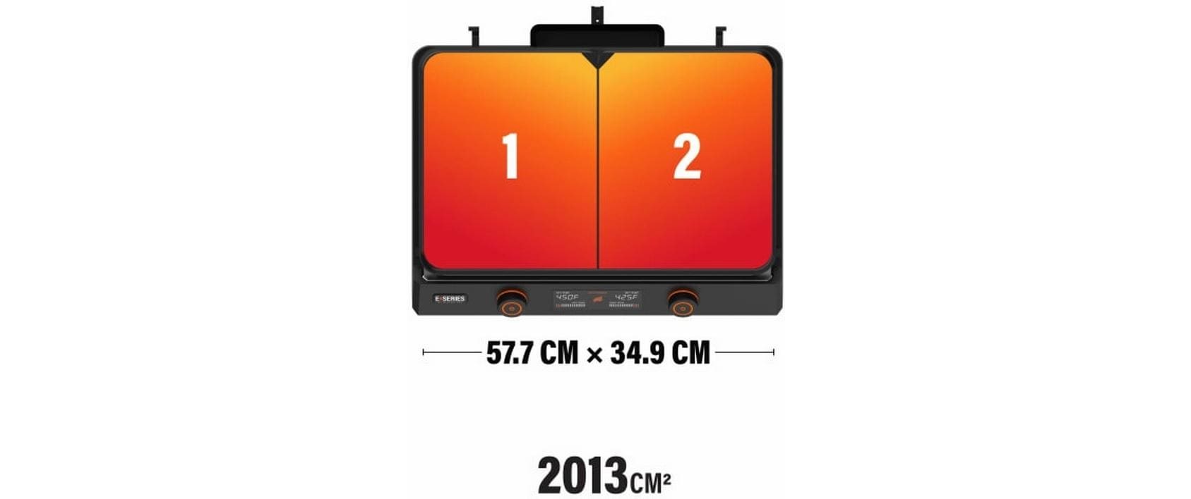   Tischgrill »Blackstone E-Serie 22« 1600 W Leistungsstarke Tischgrillplatte mit Keramikbeschichtung