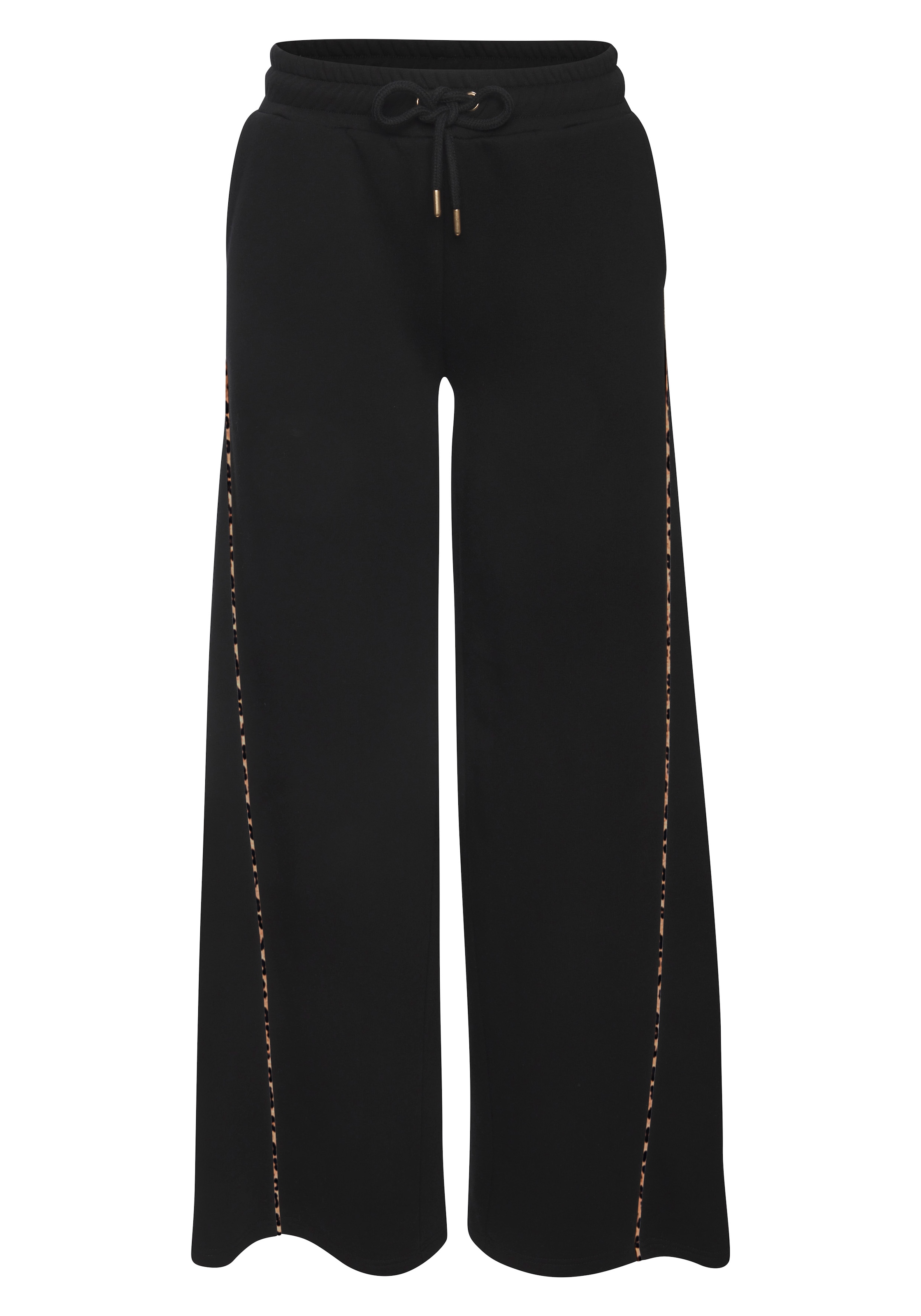 Buffalo Sweathose »Relaxhose«  mit weit ausgestelltem Bein und Piping, Home- und Loungewear