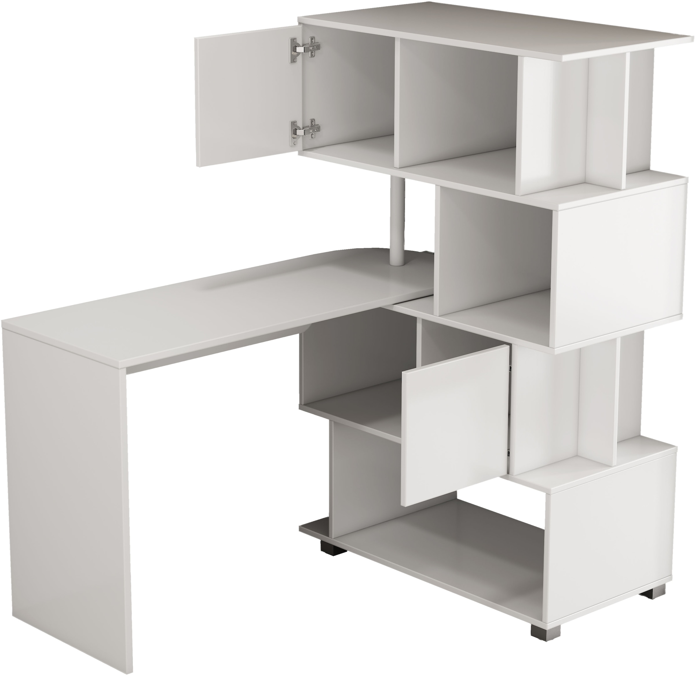 GOODproduct Schreibtisch »Inovo« Set,  als Eckschreibtisch oder Schreibtisch nutzbar, viel Stauraum