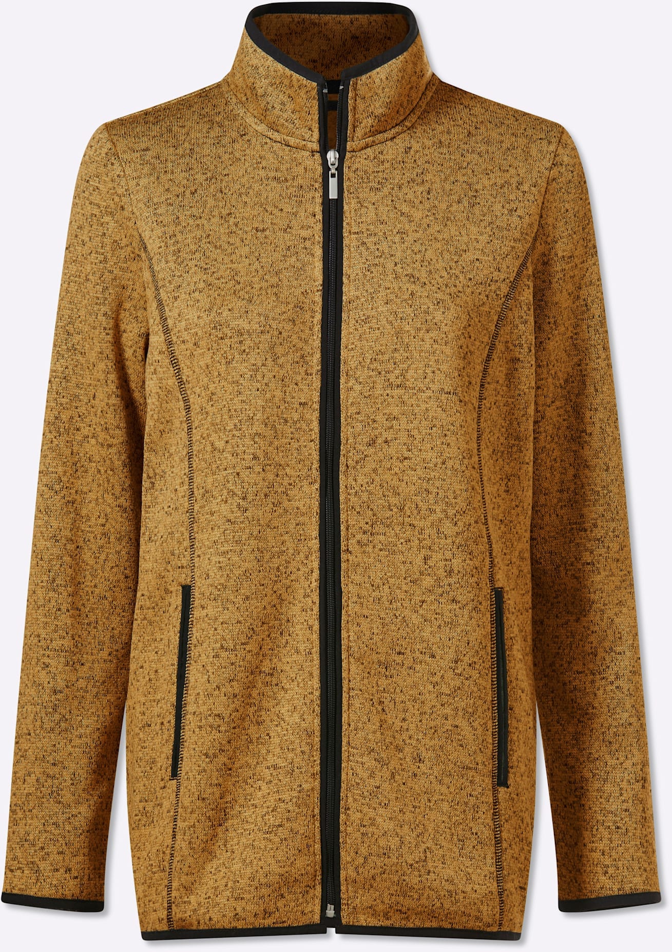 Classic Basics Strickfleecejacke ohne Kapuze