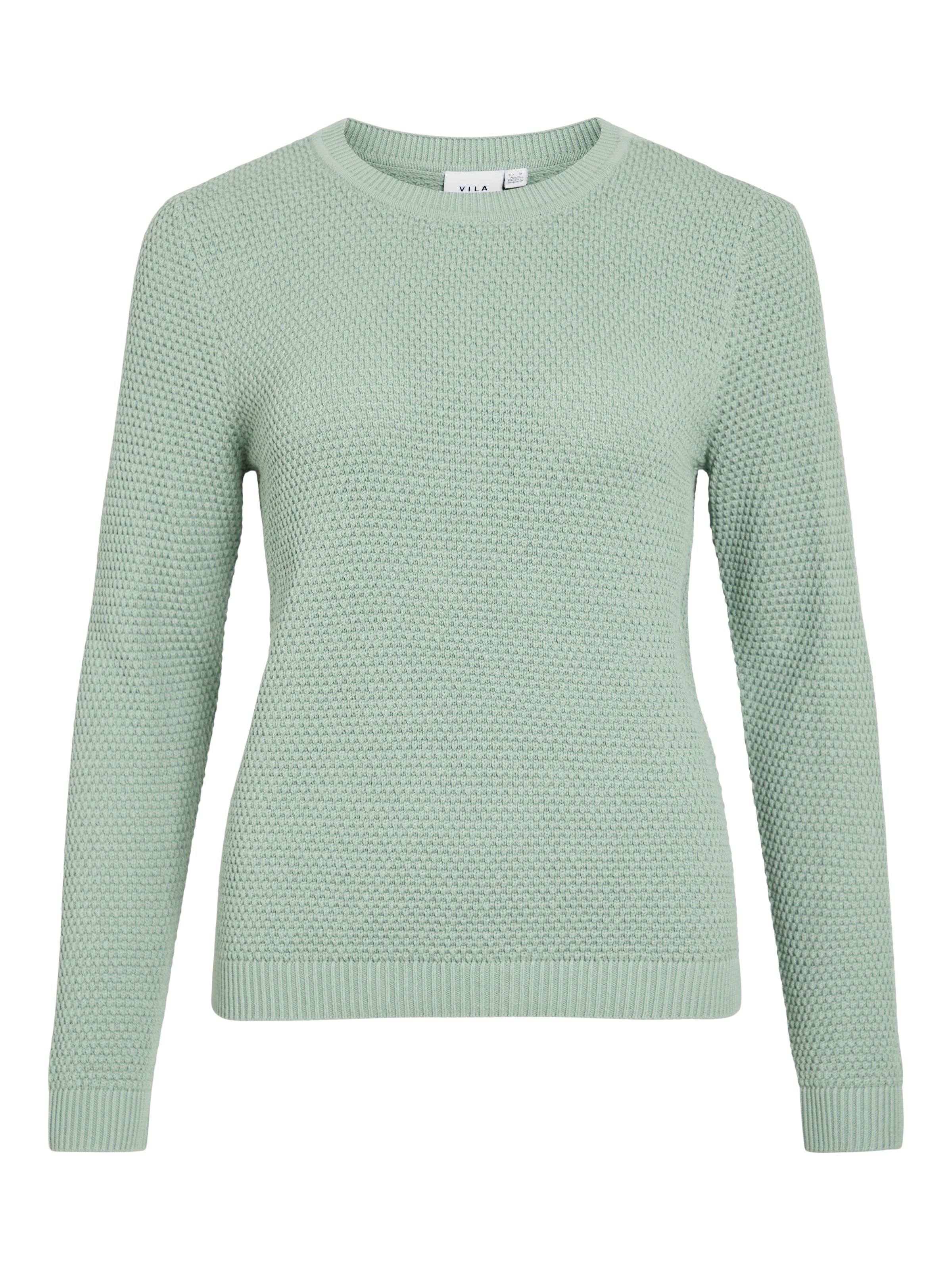 Vila Pull à col rond »VIDALO O-NECK L/S KNIT TOP- NOOS« coton, coupe régulière