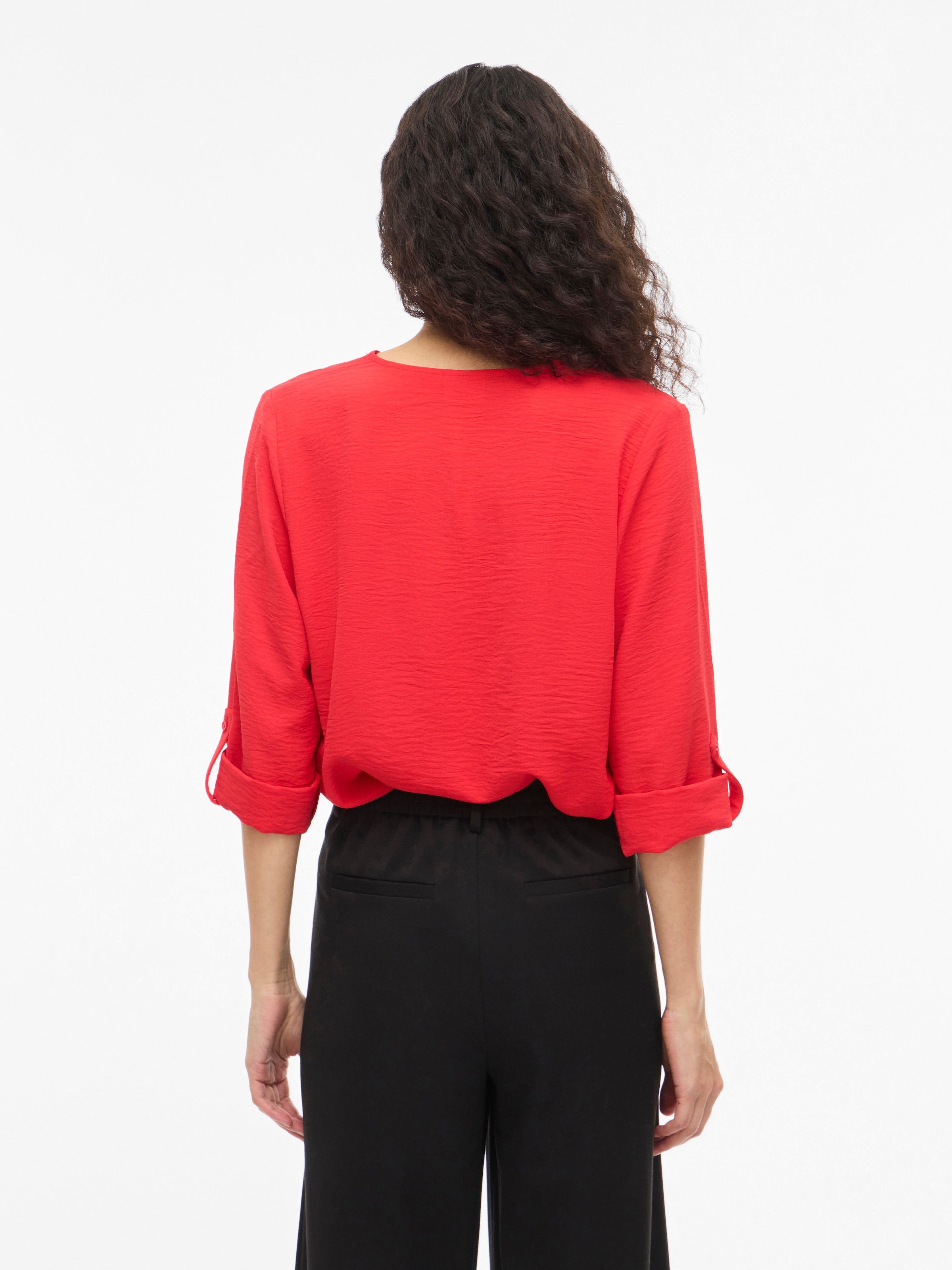Vila Chemisier »VIJOSA 3/4 V-NECK TOP - NOOS«