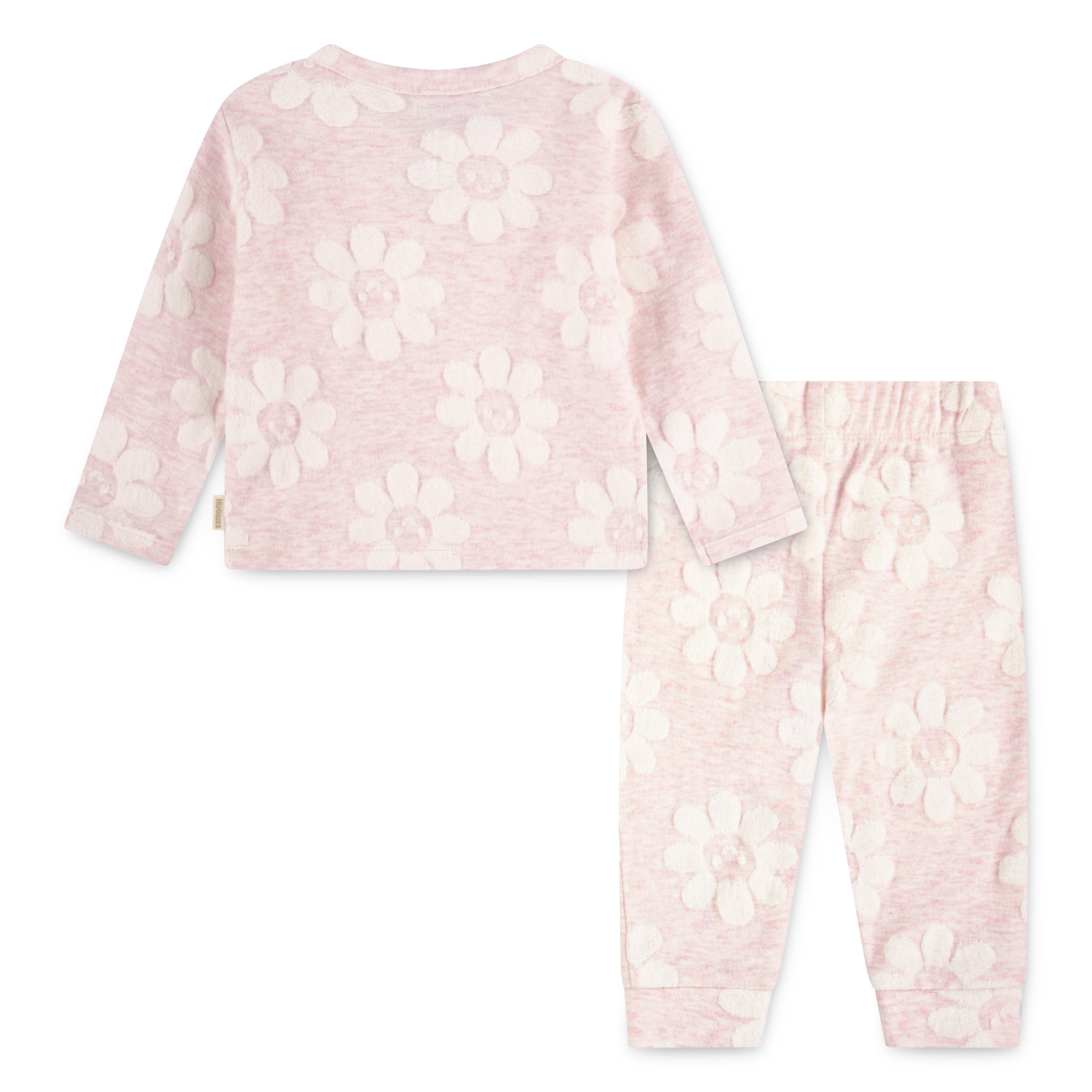 HUGGIES babywear T-shirt à manches longues & pantalon »HUGG PANT SET« Set,  mit Blumenmuster
