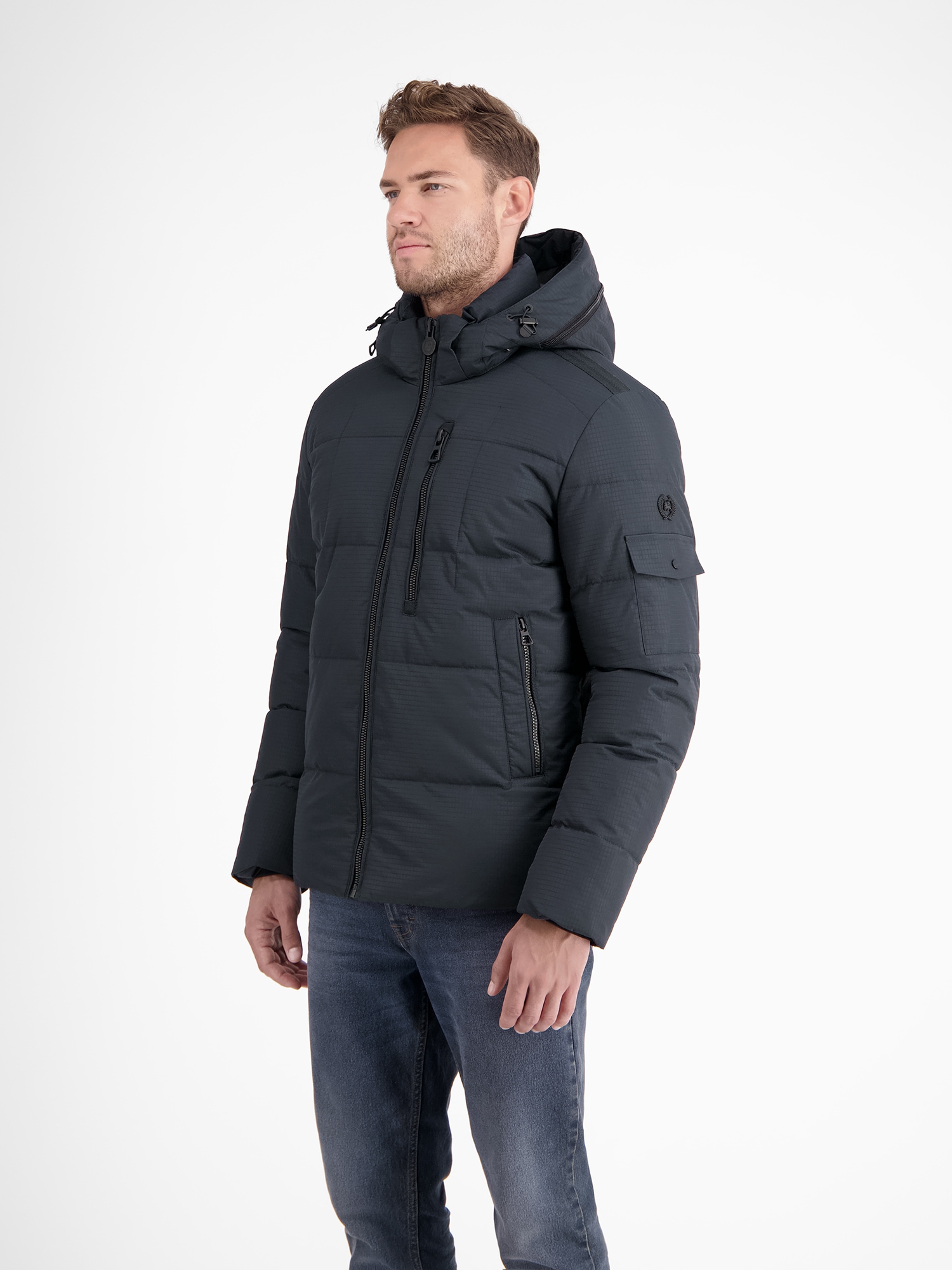 LERROS Veste matelassée »Gefütterte Steppjacke mit abnehmbarer Kapuze« avec capuche