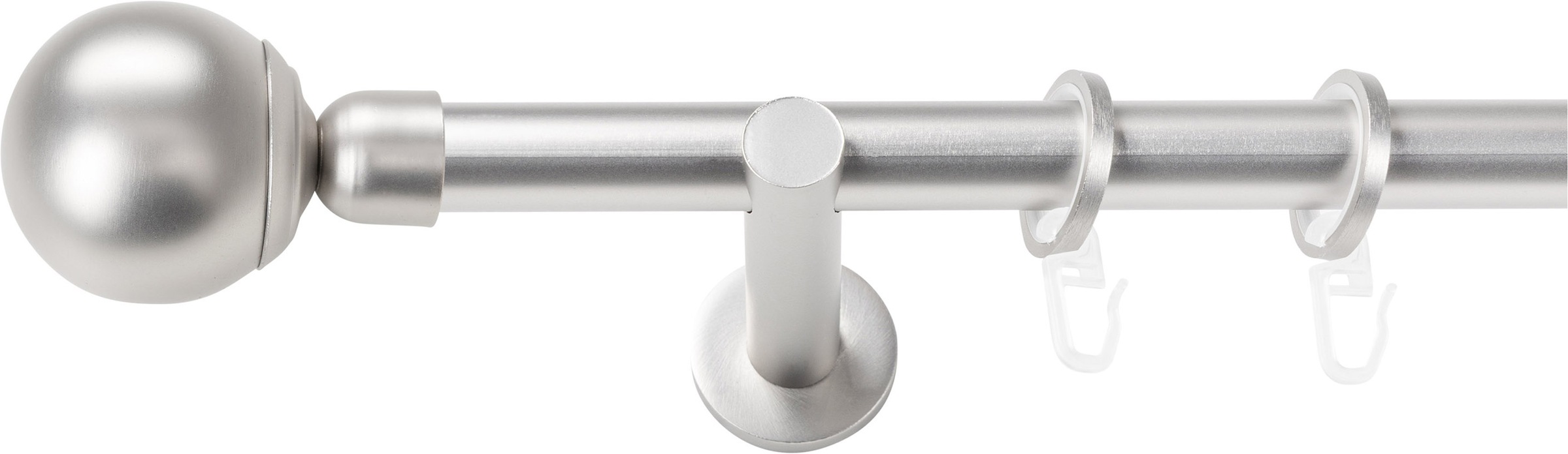 SN DECO GROUP Gardinenstange Ø 19 mm 1 läufig-läufig Fixmass;kürzbar