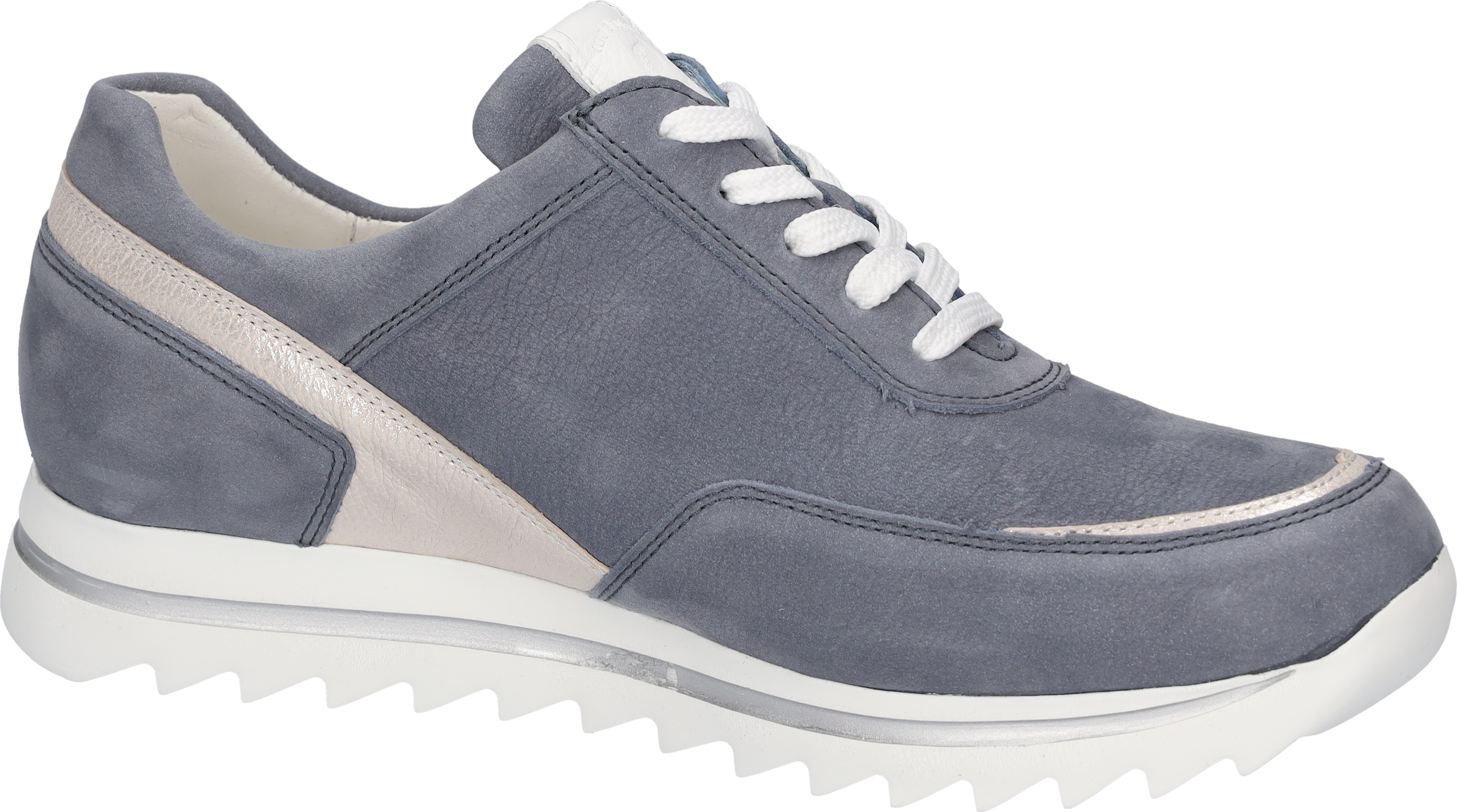 Waldläufer Sneakers »HAIBA«  chaussure à lacets, chaussure basse en largeur confort H (= très large)