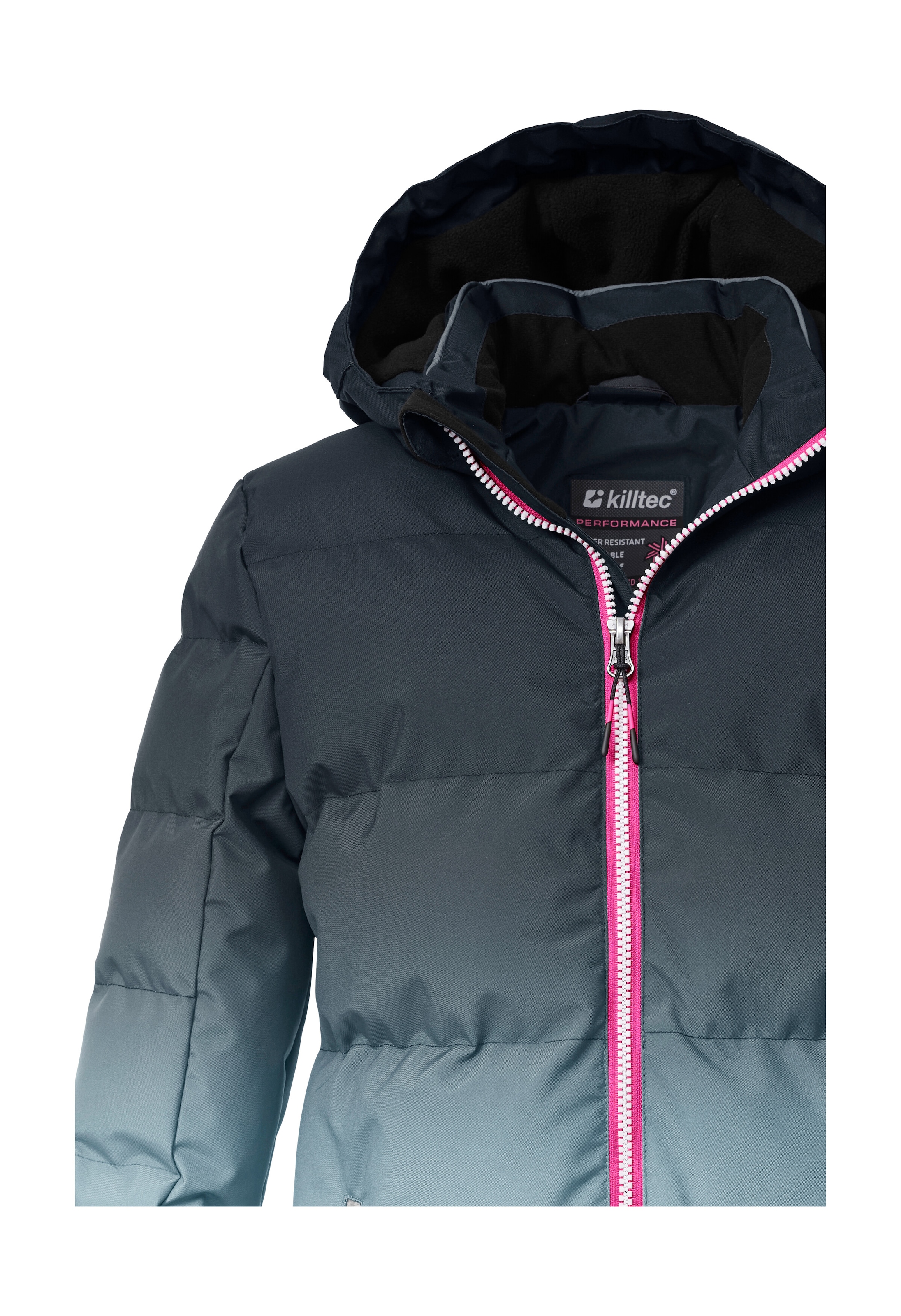 Killtec Skijacke »KSW 330 GRLS SKI QLTD JCKT« Wasserabweisende Winterjacke, atmungsaktiv, verstellbare Kapuze