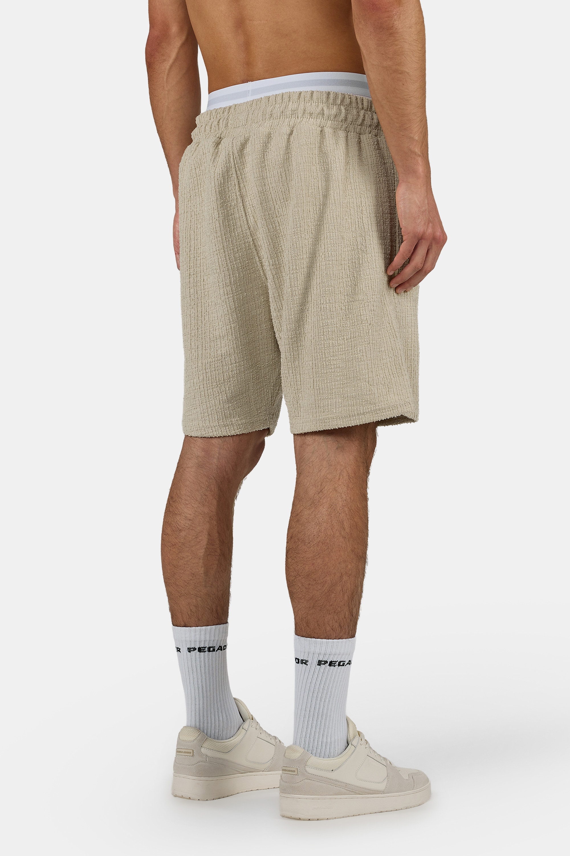 PEGADOR Shorts »Libco Structured Knit Shorts«  Materialmix, regular fit