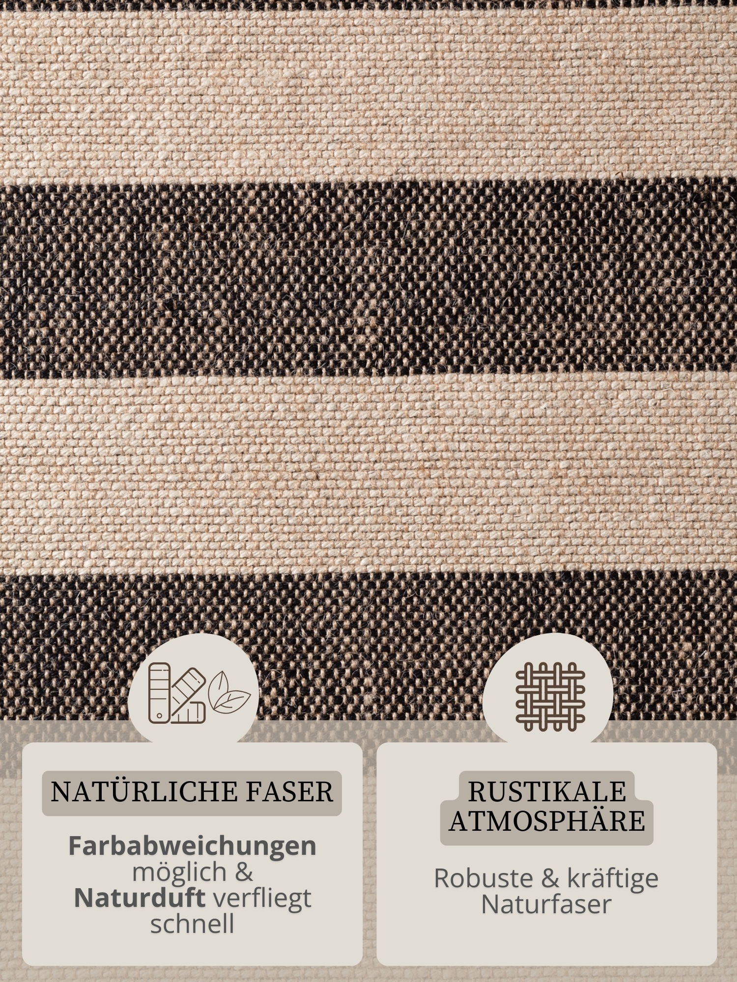 HANSE Home Tapis »Playa« Rectangulaire 6 mm Höhe Jute, fait main, tapis naturel, salon, coureur, franges