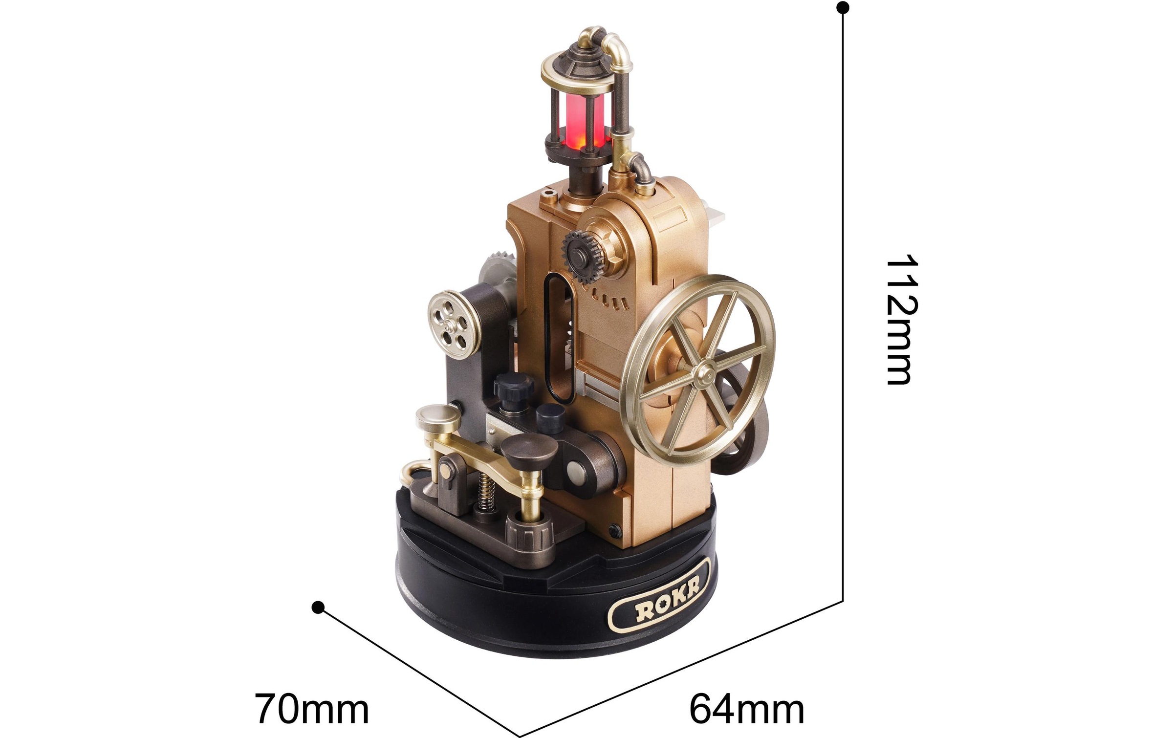   Modellbausatz »Rolife Morse Telegraph Mechanischer Morse-Telegraf« 60 Stk. tlg.