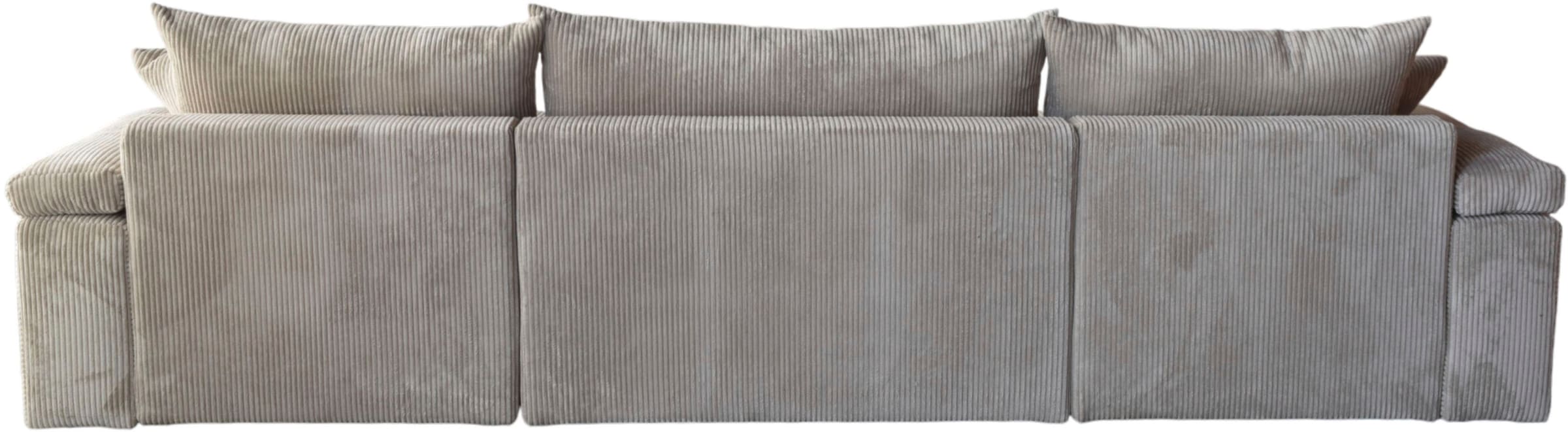 GOODproduct Paysage de salon »Cosy U-From Breite 309 cm, Sitzaufbau im Sandwich-Federkern« Bezüge in Cord oder Struktur weich wählbar mit Kaltschaumauflage