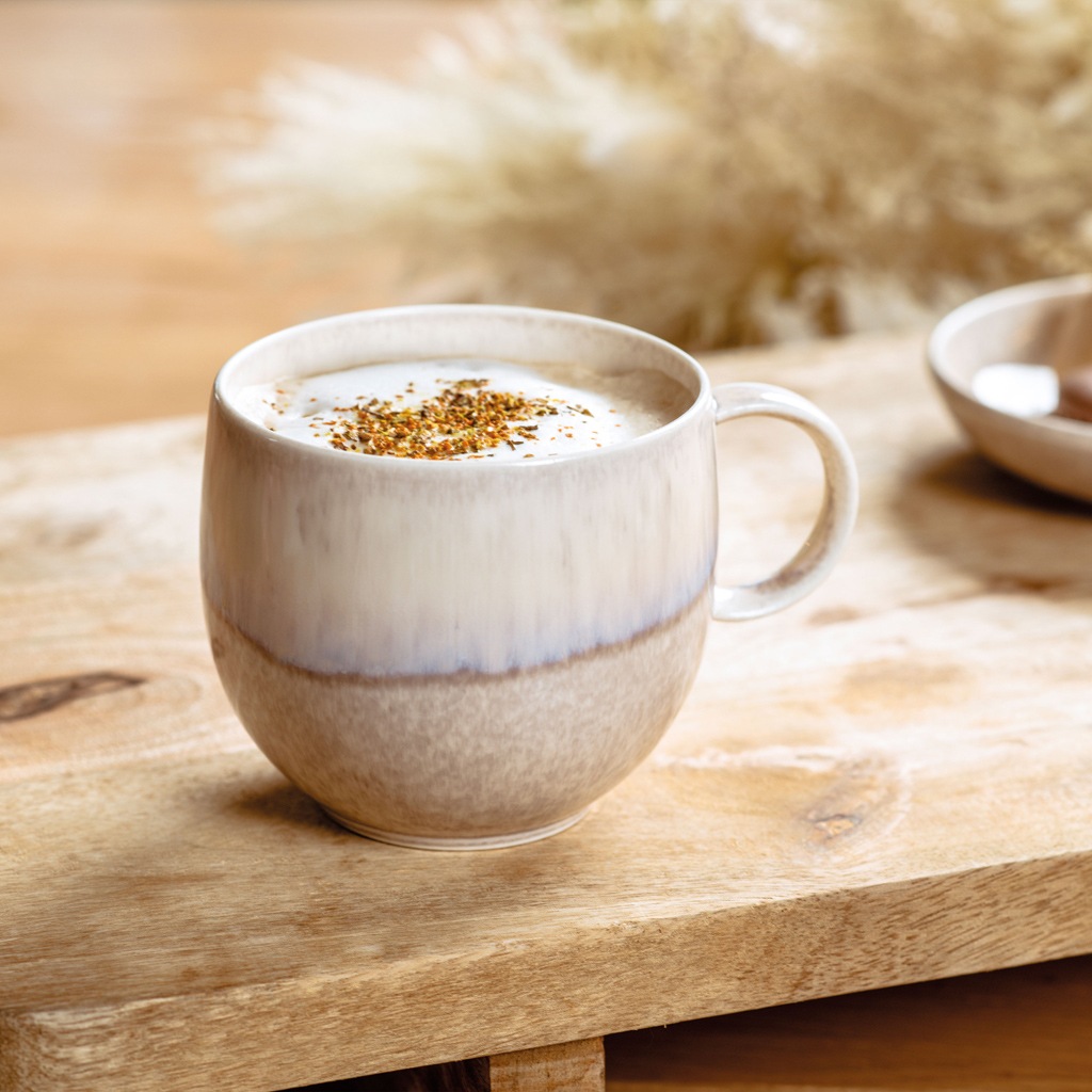 like. by Villeroy & Boch Set de vaisselle pour le petit déjeuner »Perlemor Sand« Made in Germany, Fine China Porzellan