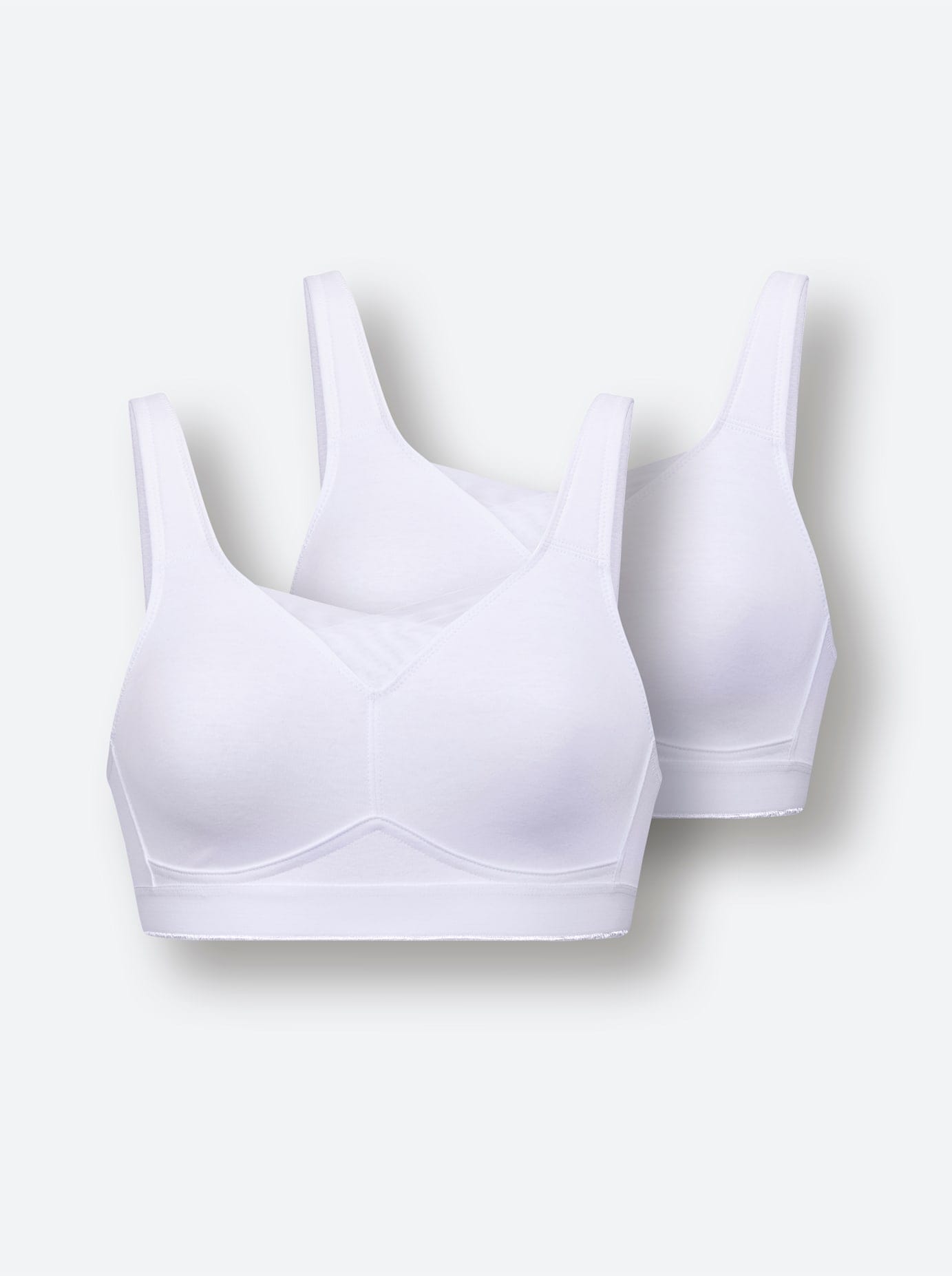 wäschepur Bügelloser BH 2-Stück-Packung, 2 Stk. tlg.,
