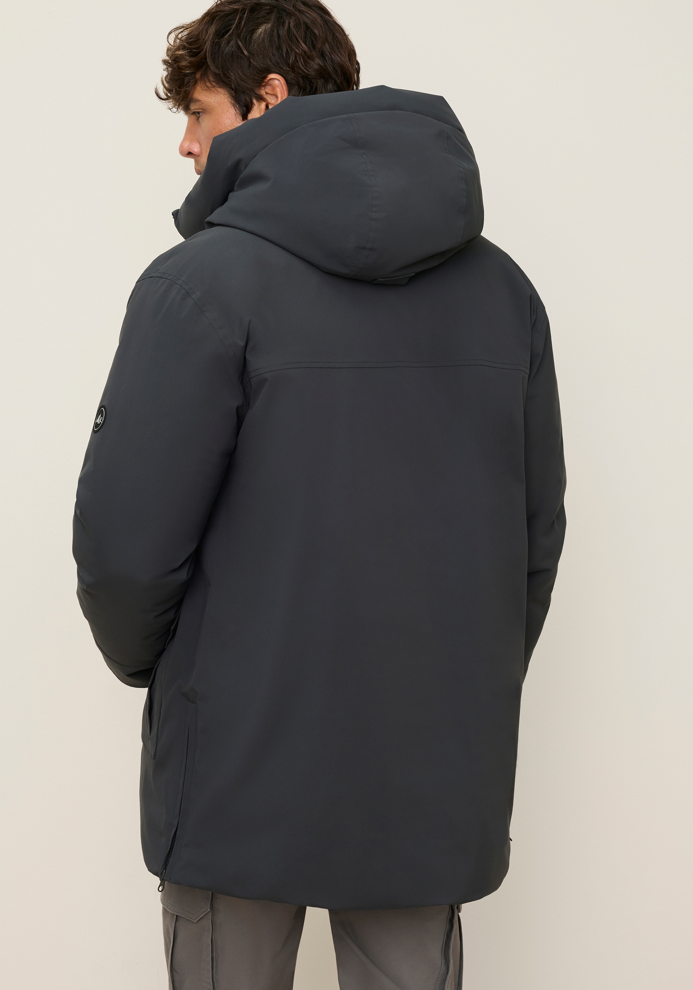 Polarino Parka fonctionnelle avec capuche Idéal pour l'hiver avec de grandes poches et une capuche