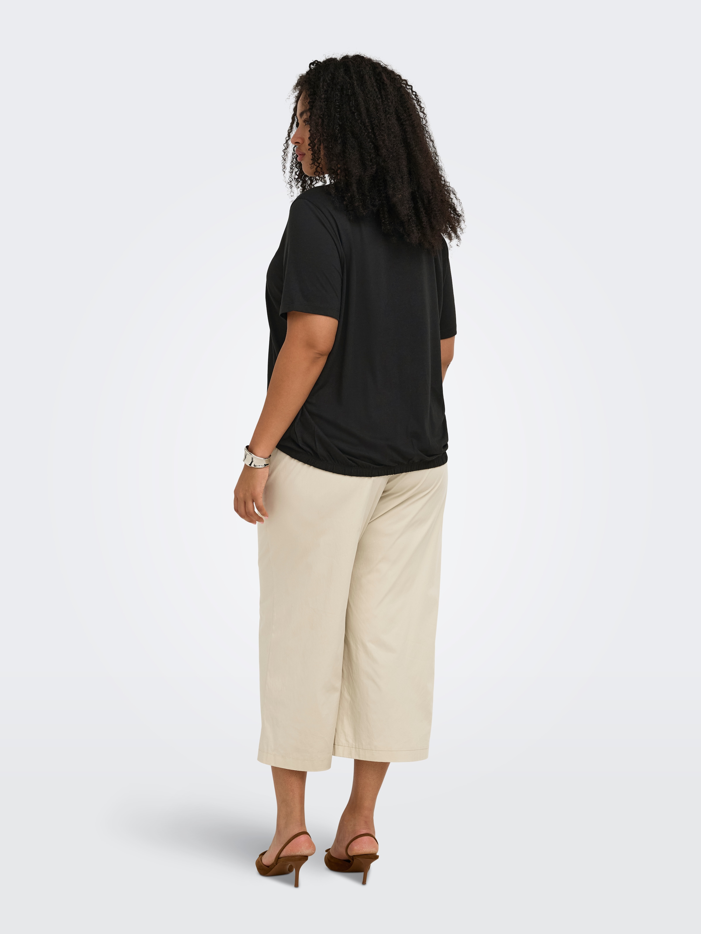 ONLY CARMAKOMA V-Shirt »CARCORAL S/S V-NECK TEE JRS«