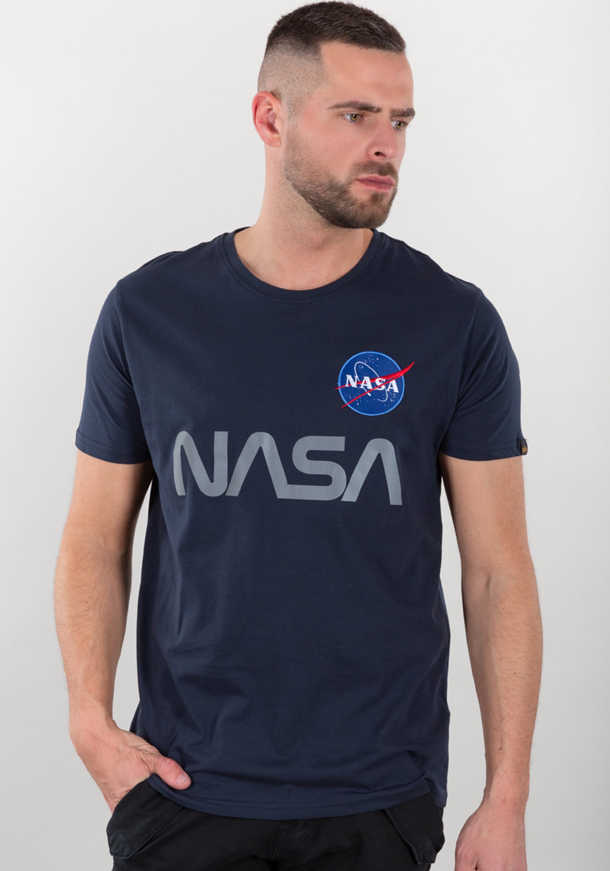 Alpha Industries T-shirt »NASA Reflective T«
