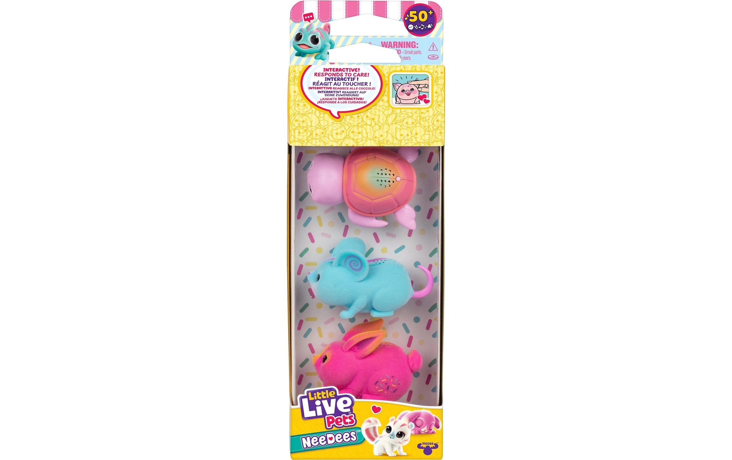 Moose Personnage de jeu »Needees Little Live Pets 3 Stück«