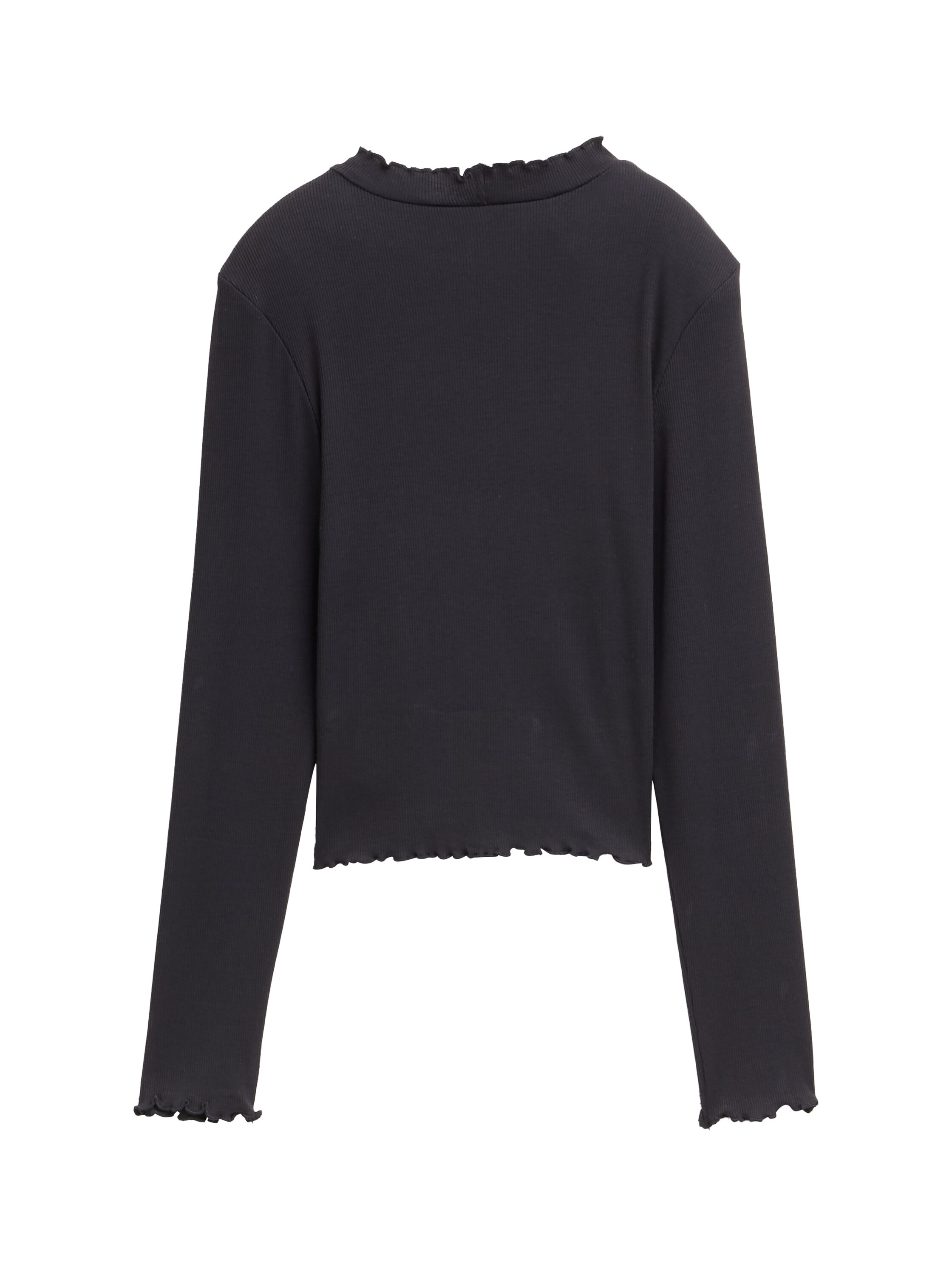 TOM TAILOR T-Shirt mit Rippstruktur