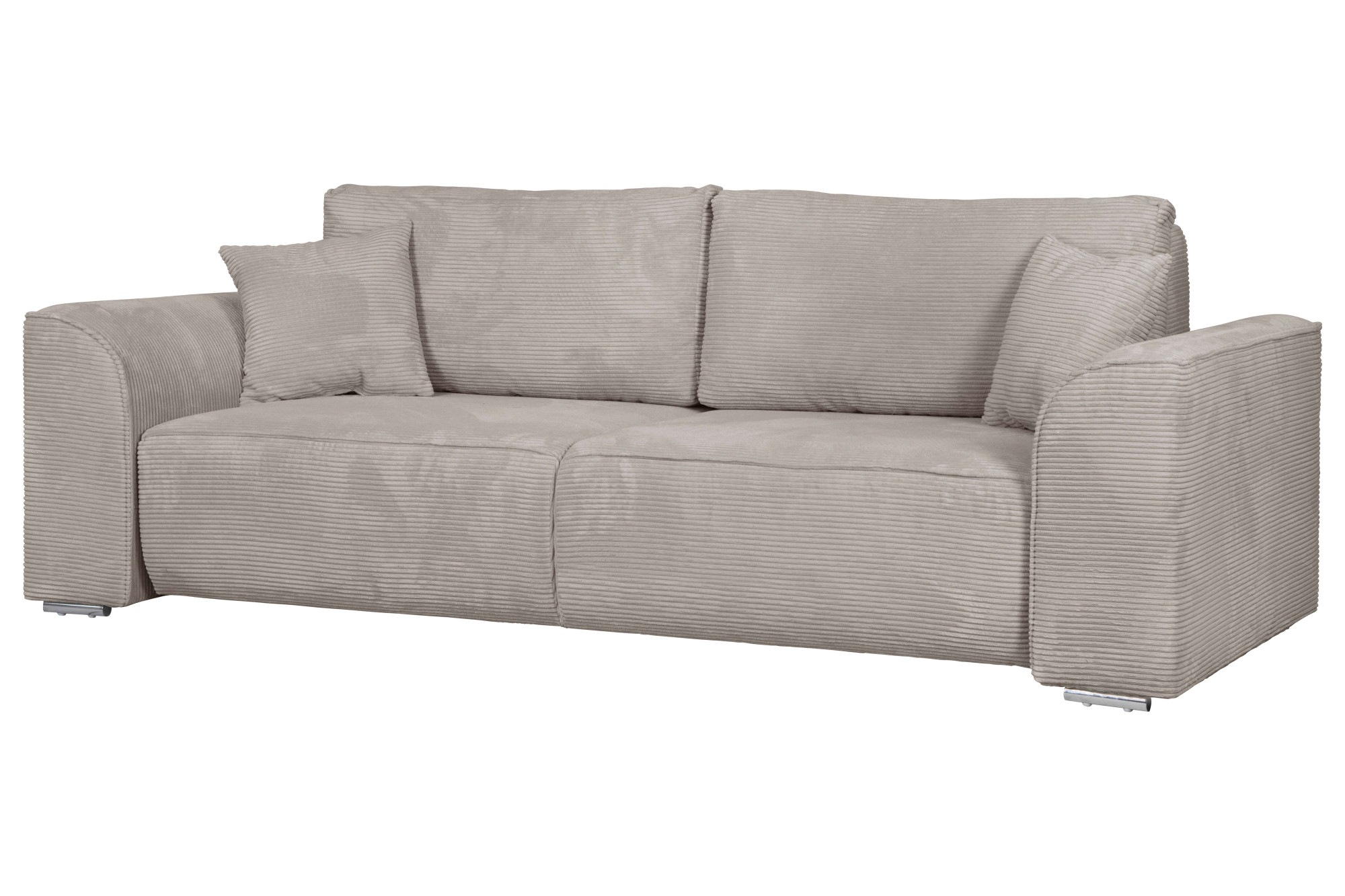 GOODproduct 3-places »BEATRICE, B: 250 cm - wahlweise mit Bettfunktion« u. Bettkasten, incl. 2 Zierkissen