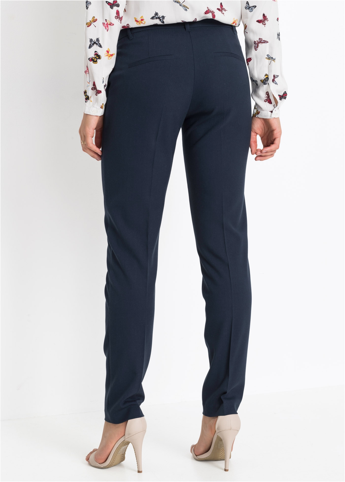 bonprix Anzughose »Anzugshose«  aus Polyester, Viskose und Elasthan, schmale Passform