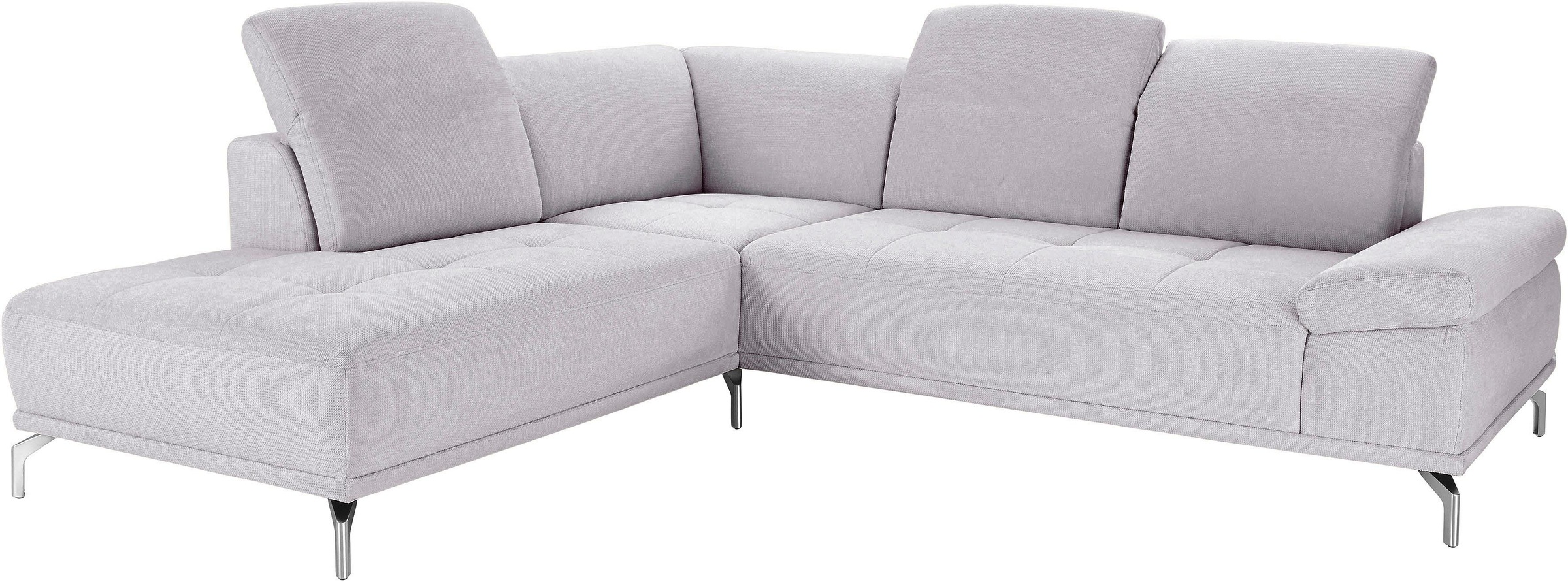 GOODproduct Ecksofa »Caluna« Inkl.Sitztiefenverstellung, wahlweise mit Kopf- und Armteilverstellung