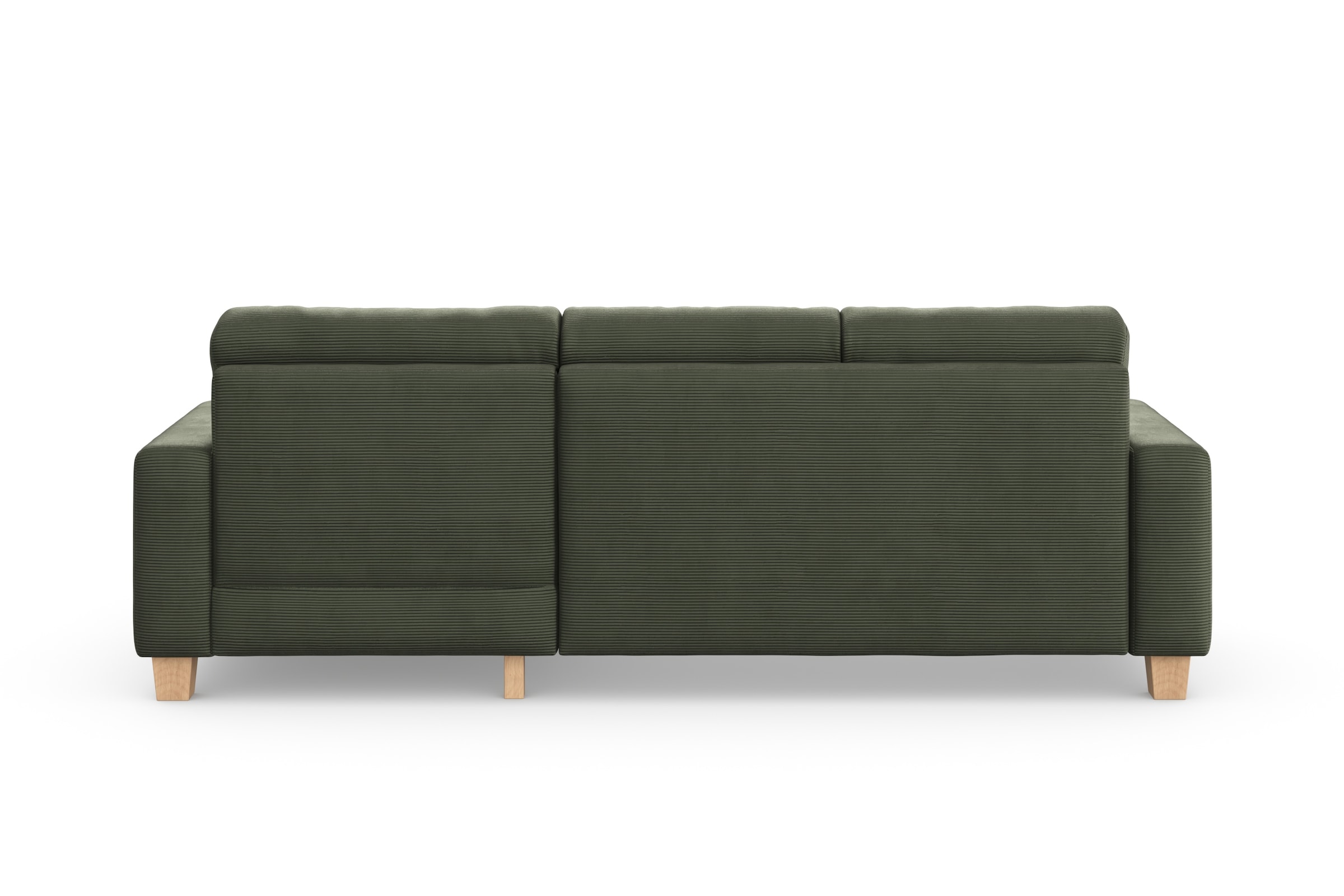 Home affaire Ecksofa »Summer L-Form« mit Recamiere, mit oder ohne Bettfunktion und Bettkasten, Cord-Bezug