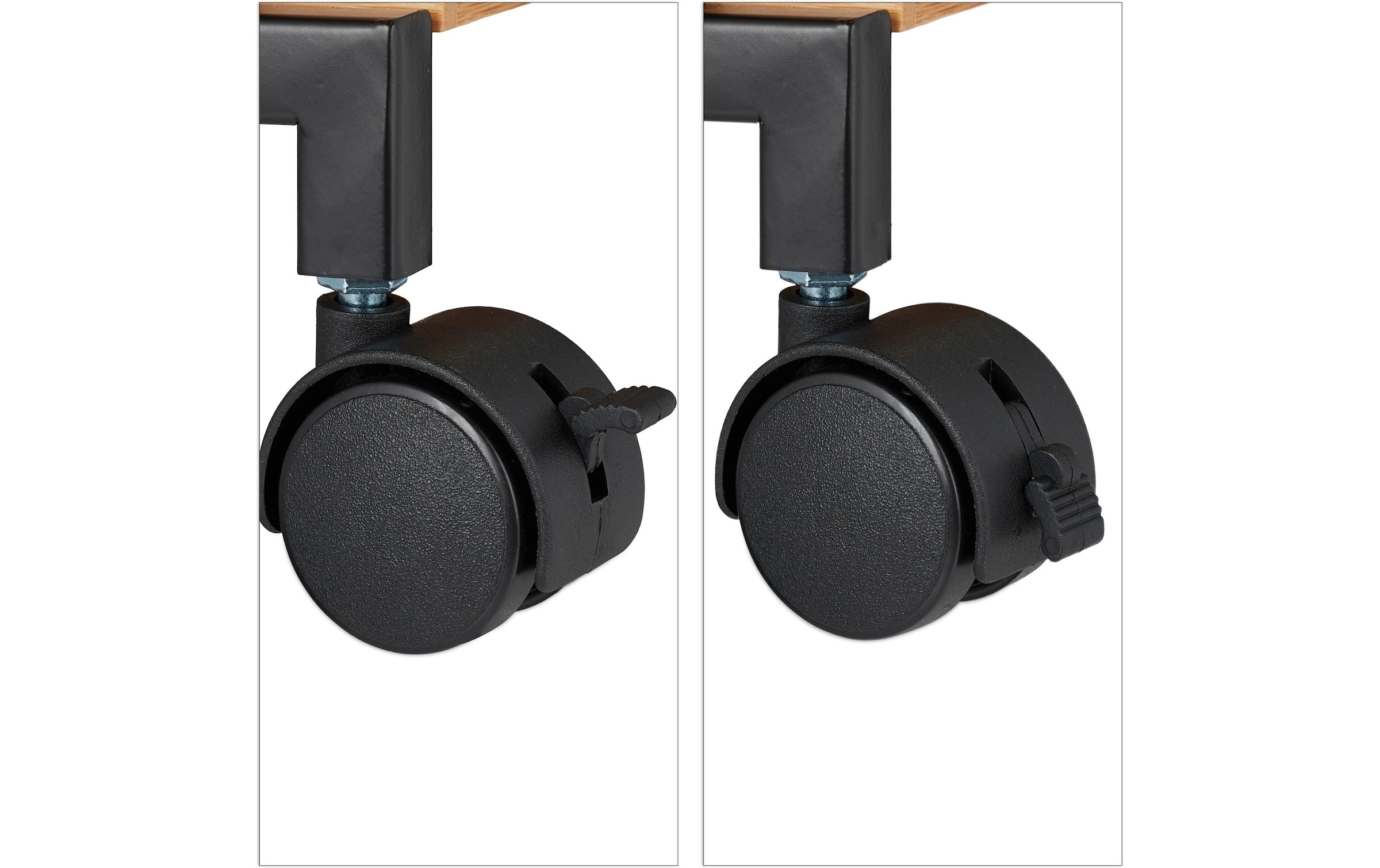 relaxdays Chariot de service »mit 3 Etagen 69.5 x 37 x 34 cm«